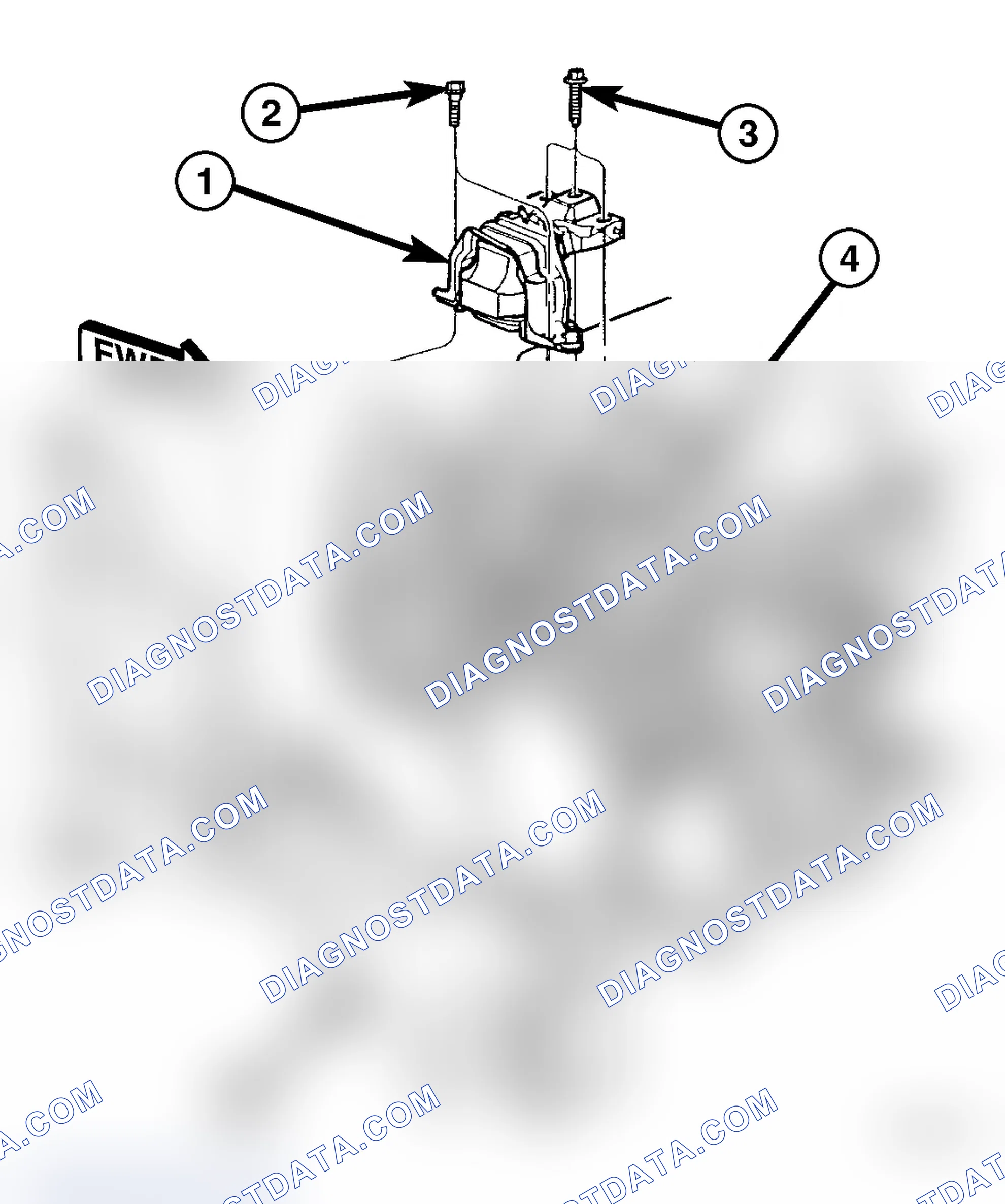 Scheme 127: ENGINE MOUNT - RIGHT