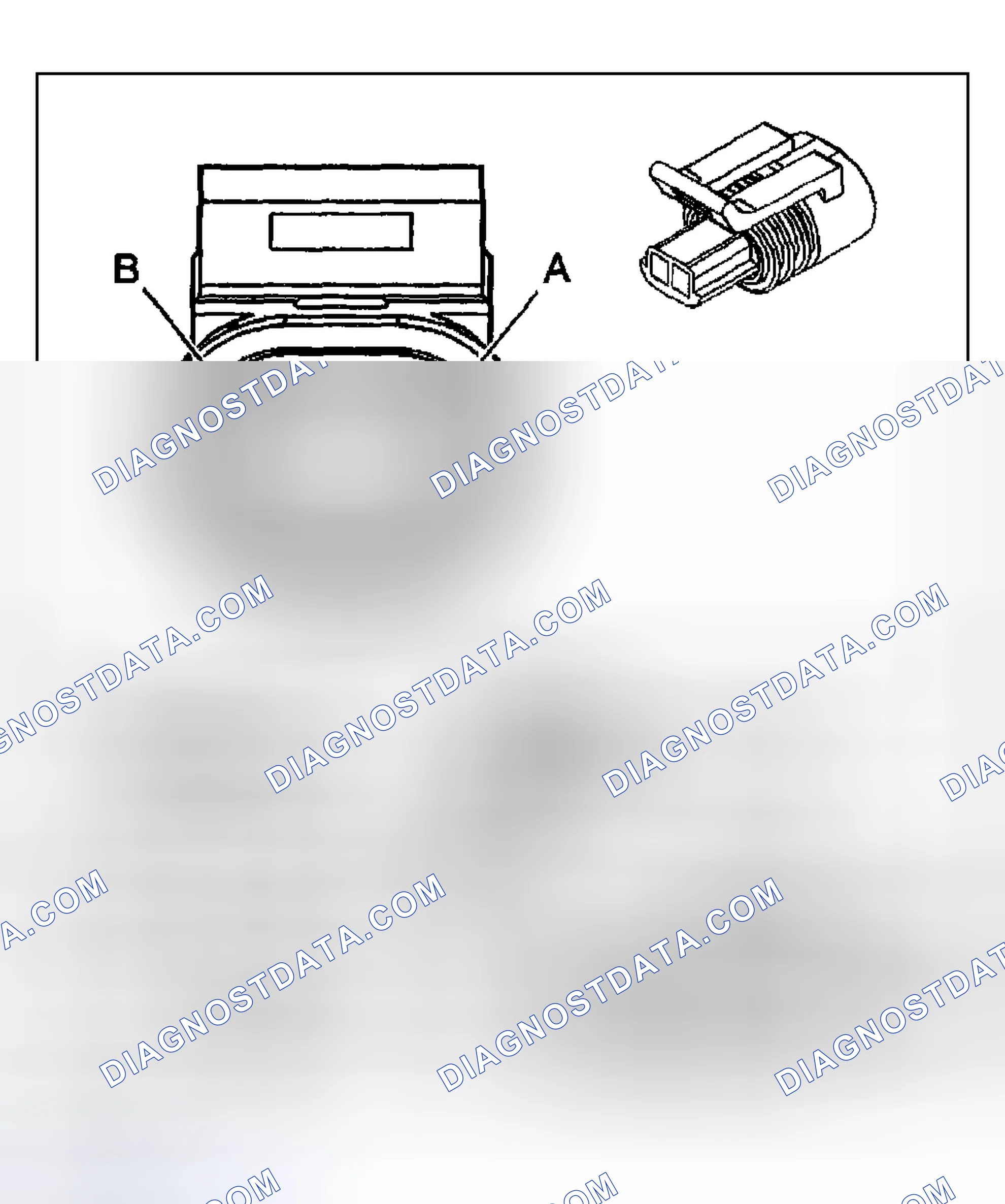 Scheme 828: Automatic Transmission Related connector End Views