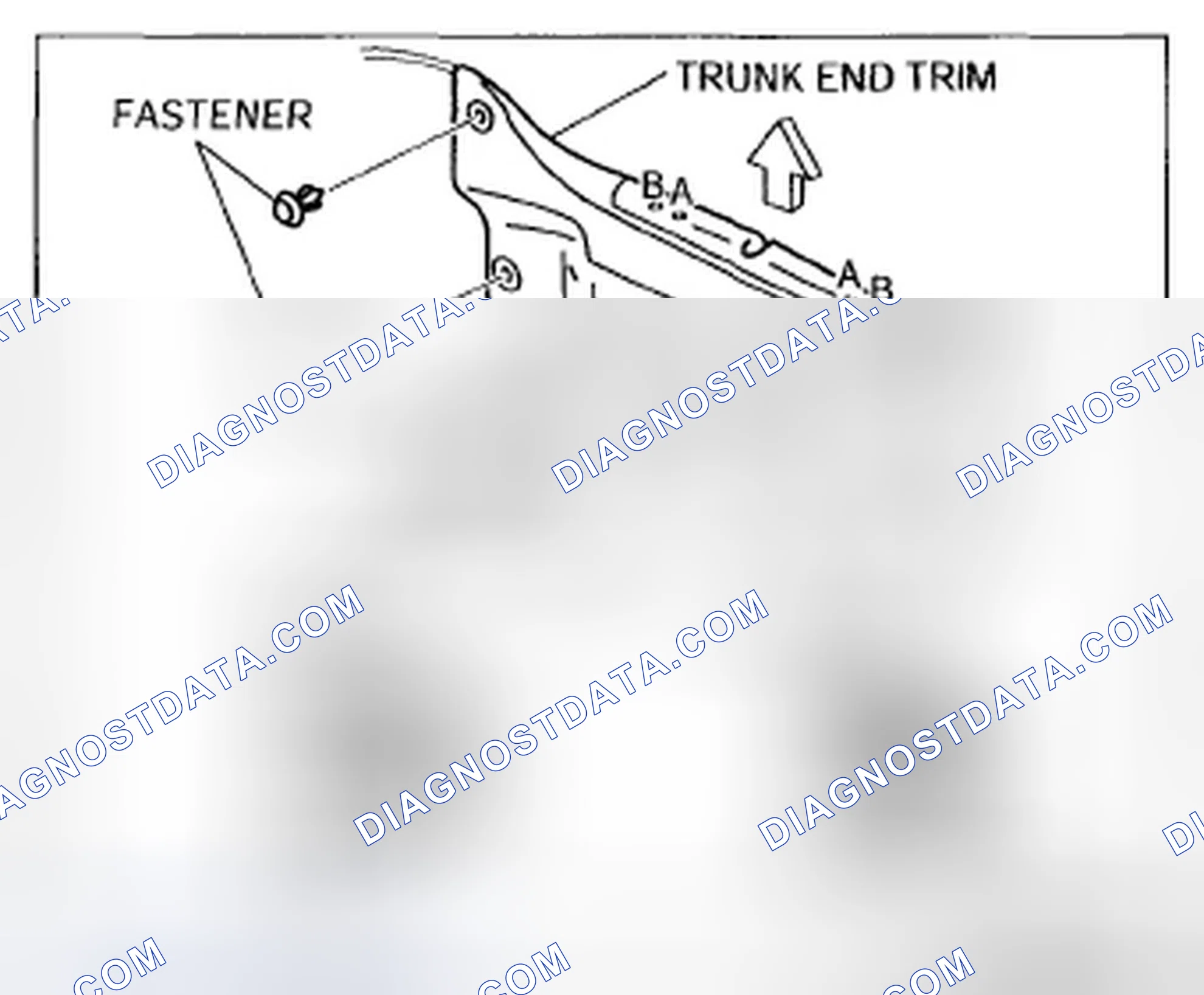 Scheme 75: TRUNK END TRIM REMOVAL/INSTALLATION