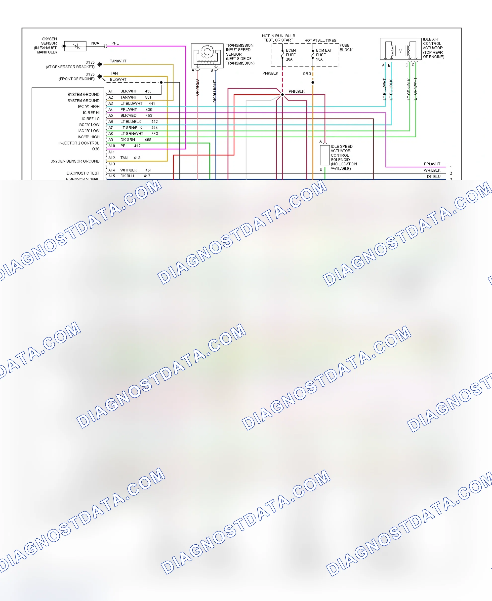 Scheme 277: Wiring Diagram ("P" Series - Cutaway - 7.4L - 1 Of 3)