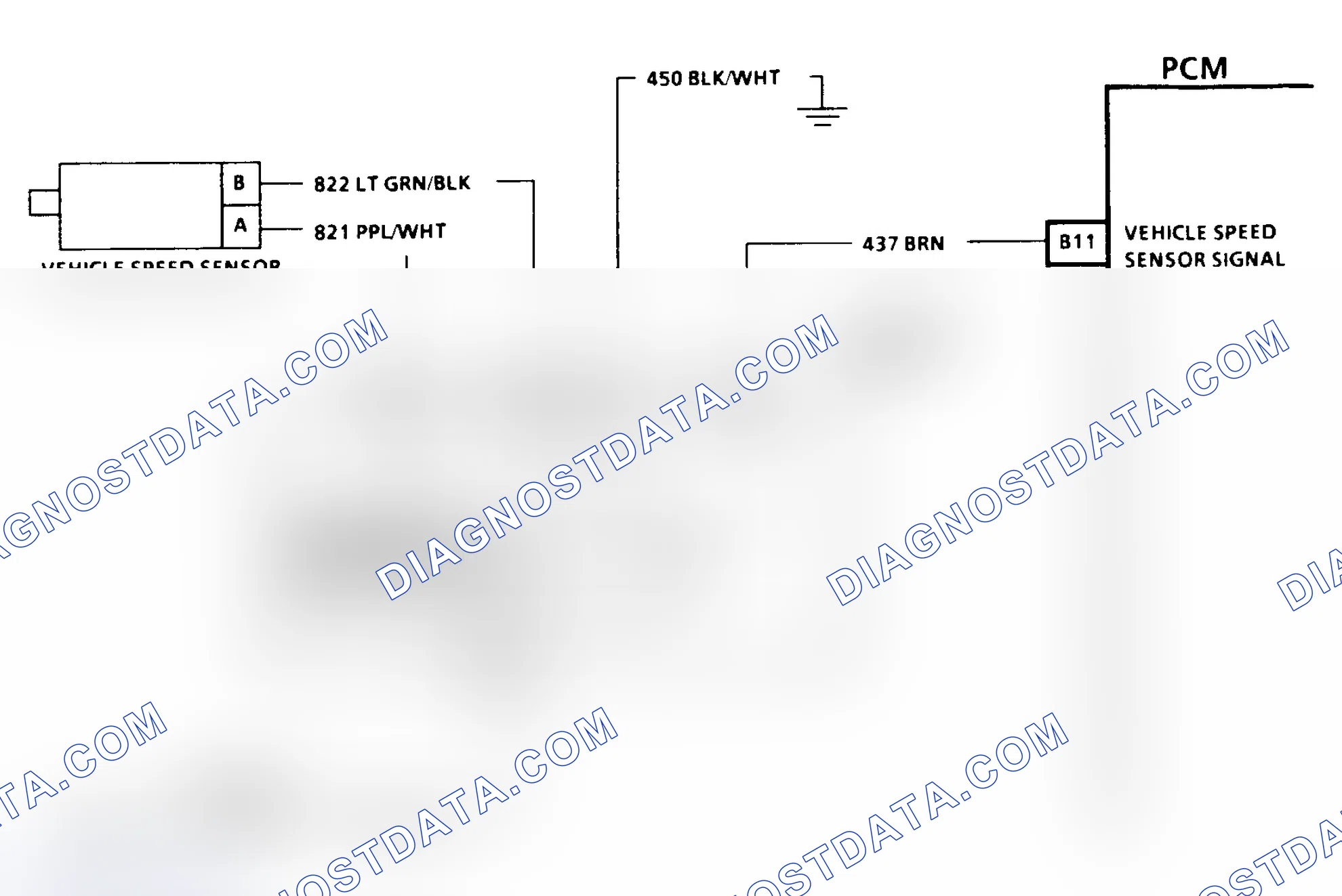 Scheme 117: Code 24 Schematic (C & K Series 2WD W/4L80-E Trans.) Vehicle Speed Sensor
