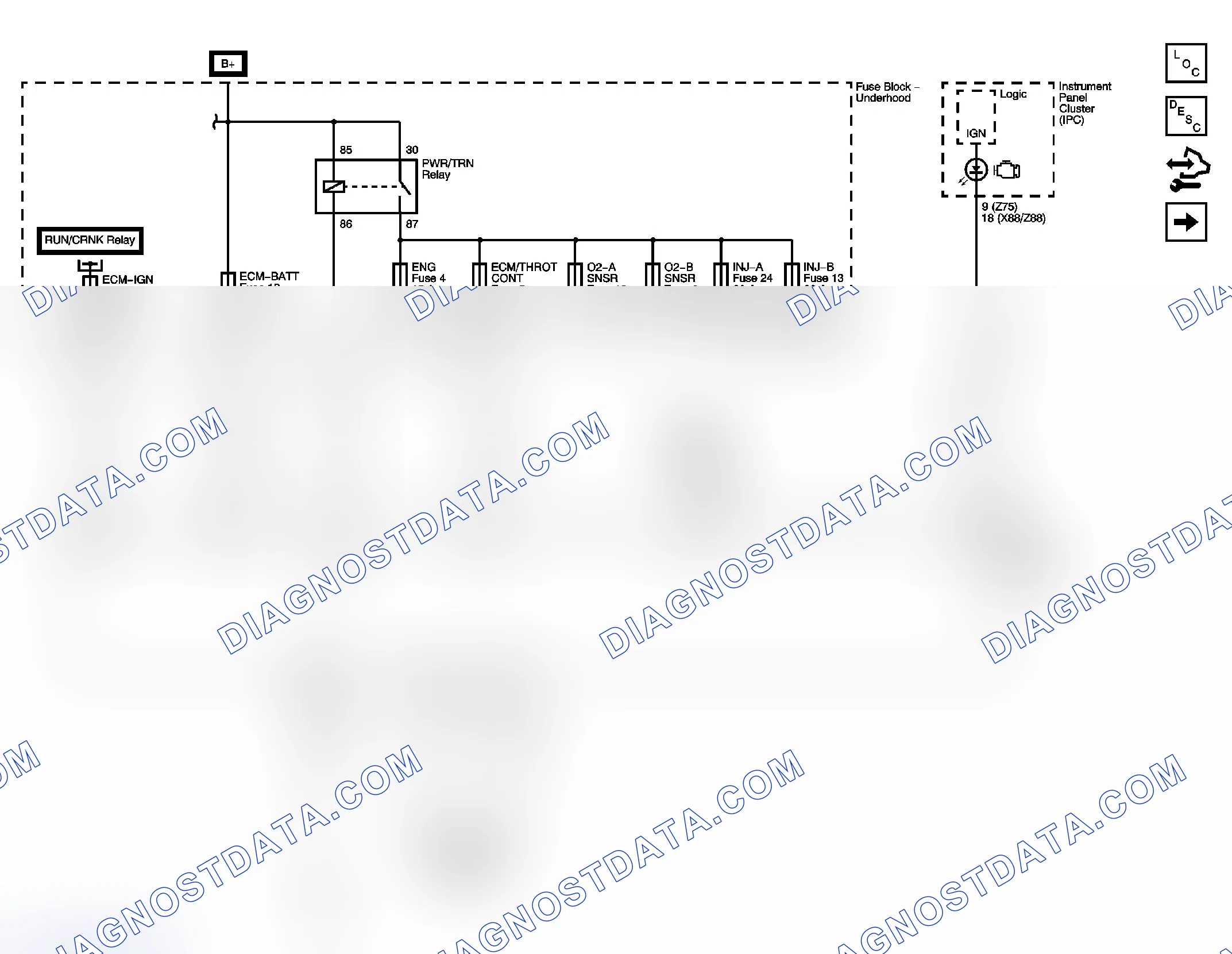 Scheme 7: Engine Controls Schematics