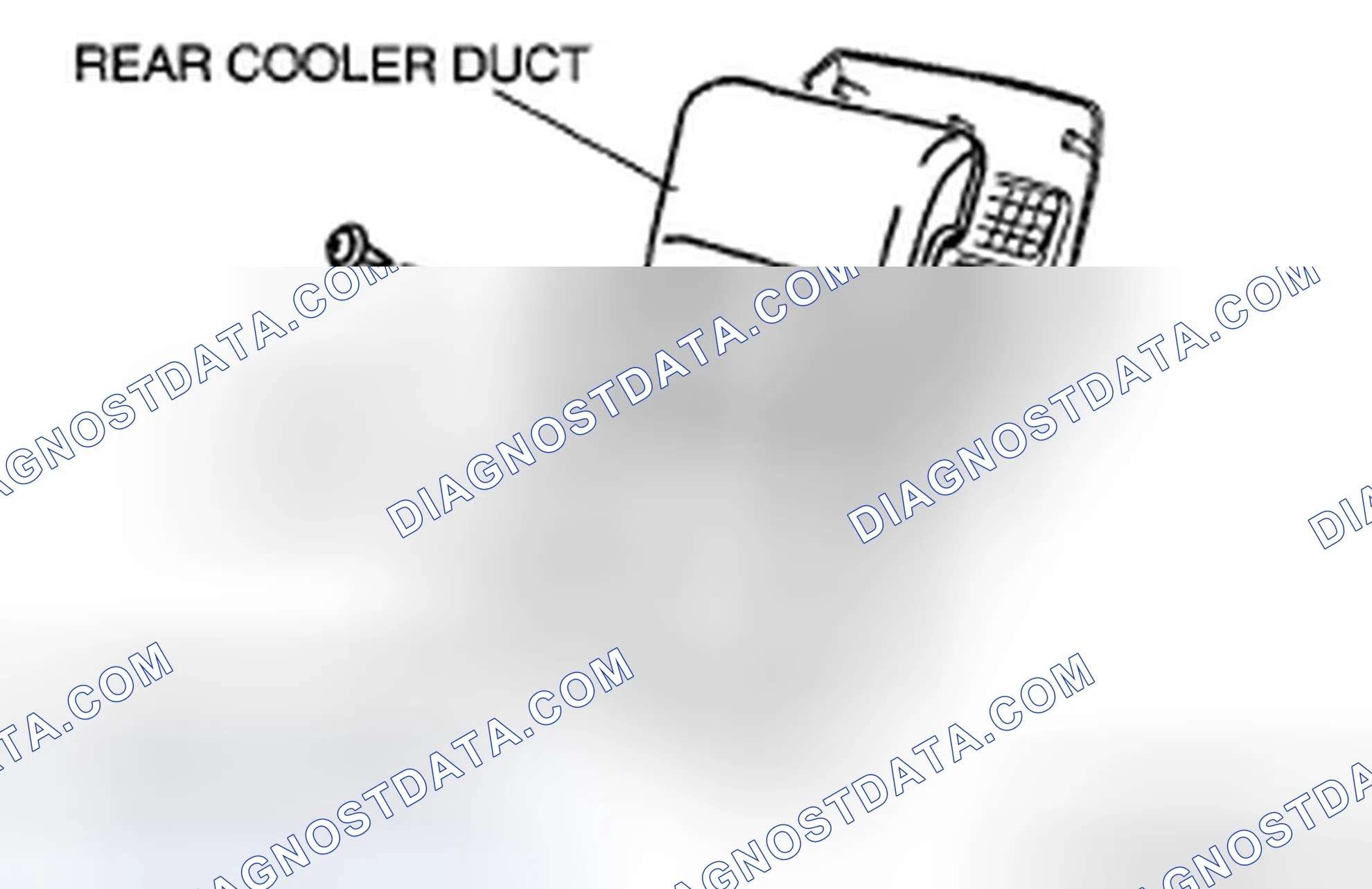 Scheme 122: REAR COOLER DUCT REMOVAL/INSTALLATION