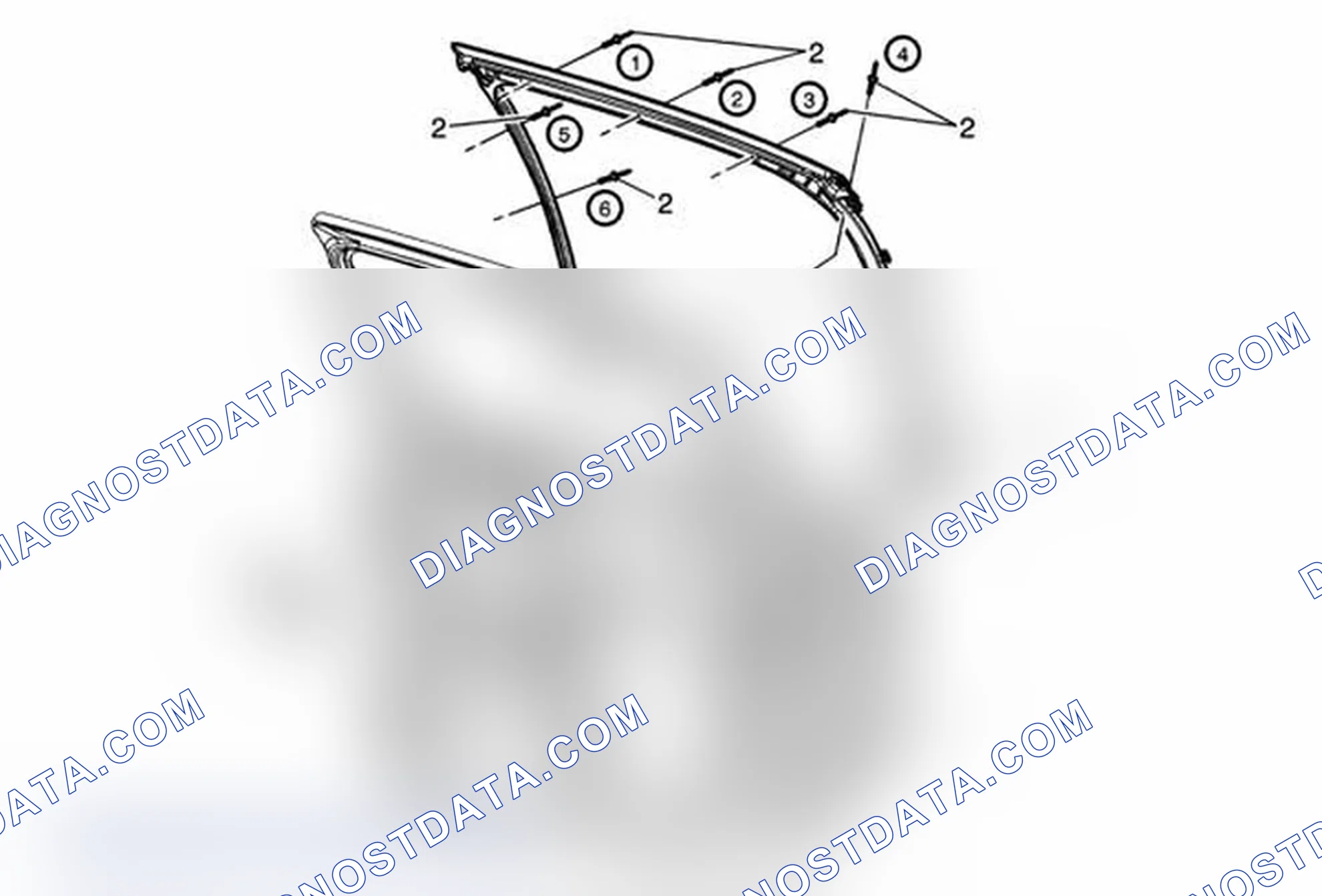 Scheme 15: Rear Side Door Window Weatherstrip Replacement