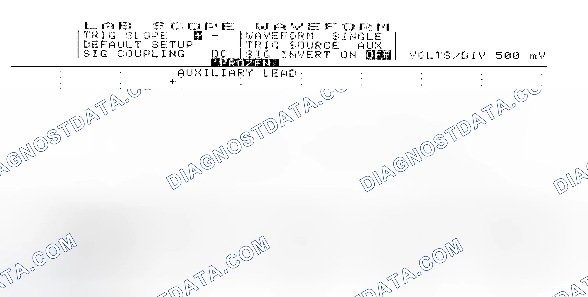 Scheme 14: Single Injector w/Excessive Current Flow - Current Pattern