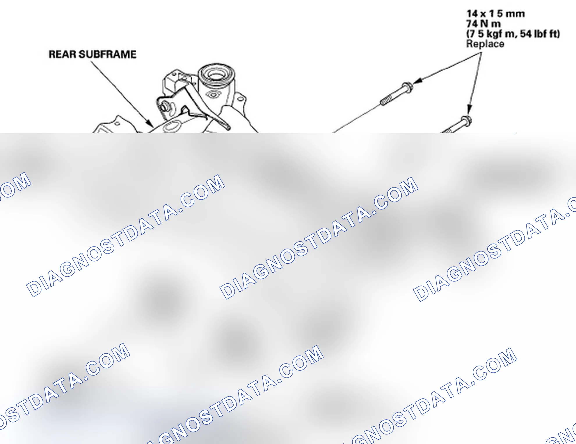Scheme 108: Rear Differential Mount Replacement