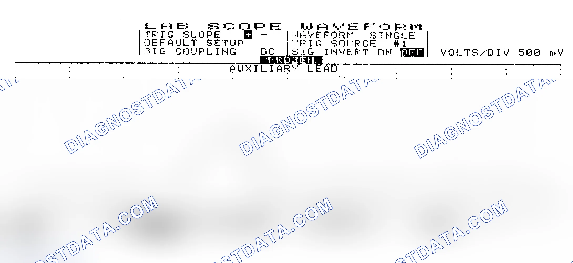 Scheme 10: Single Injector w/Excessive Current Flow - Current Pattern