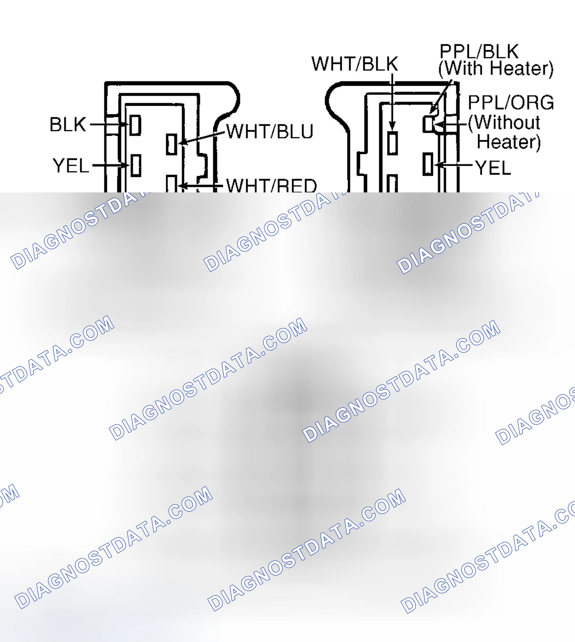 Scheme 1: SWITCH & MOTOR CONNECTOR IDENTIFICATION