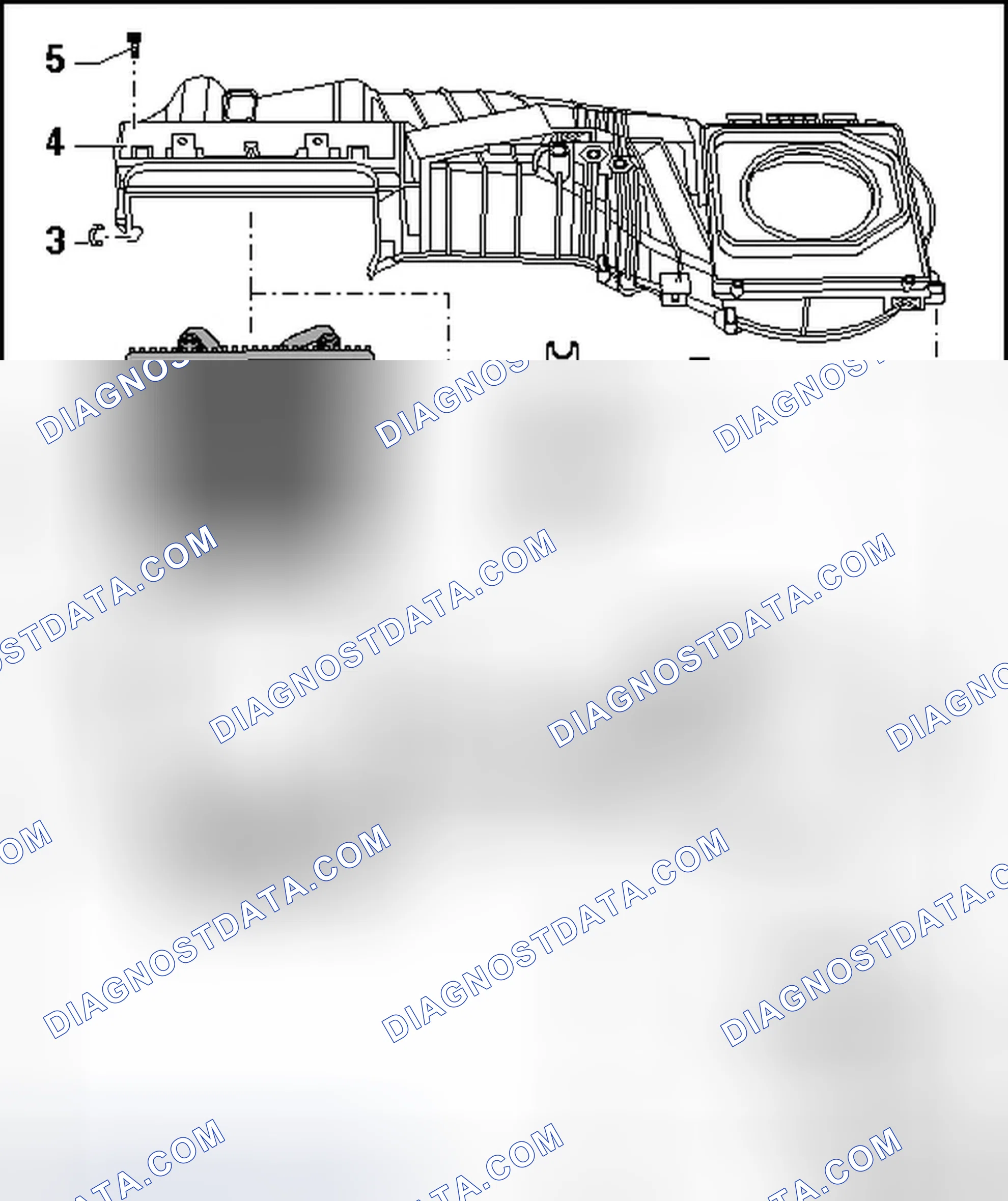 Scheme 47: EVAPORATOR HOUSING ASSEMBLY OVERVIEW