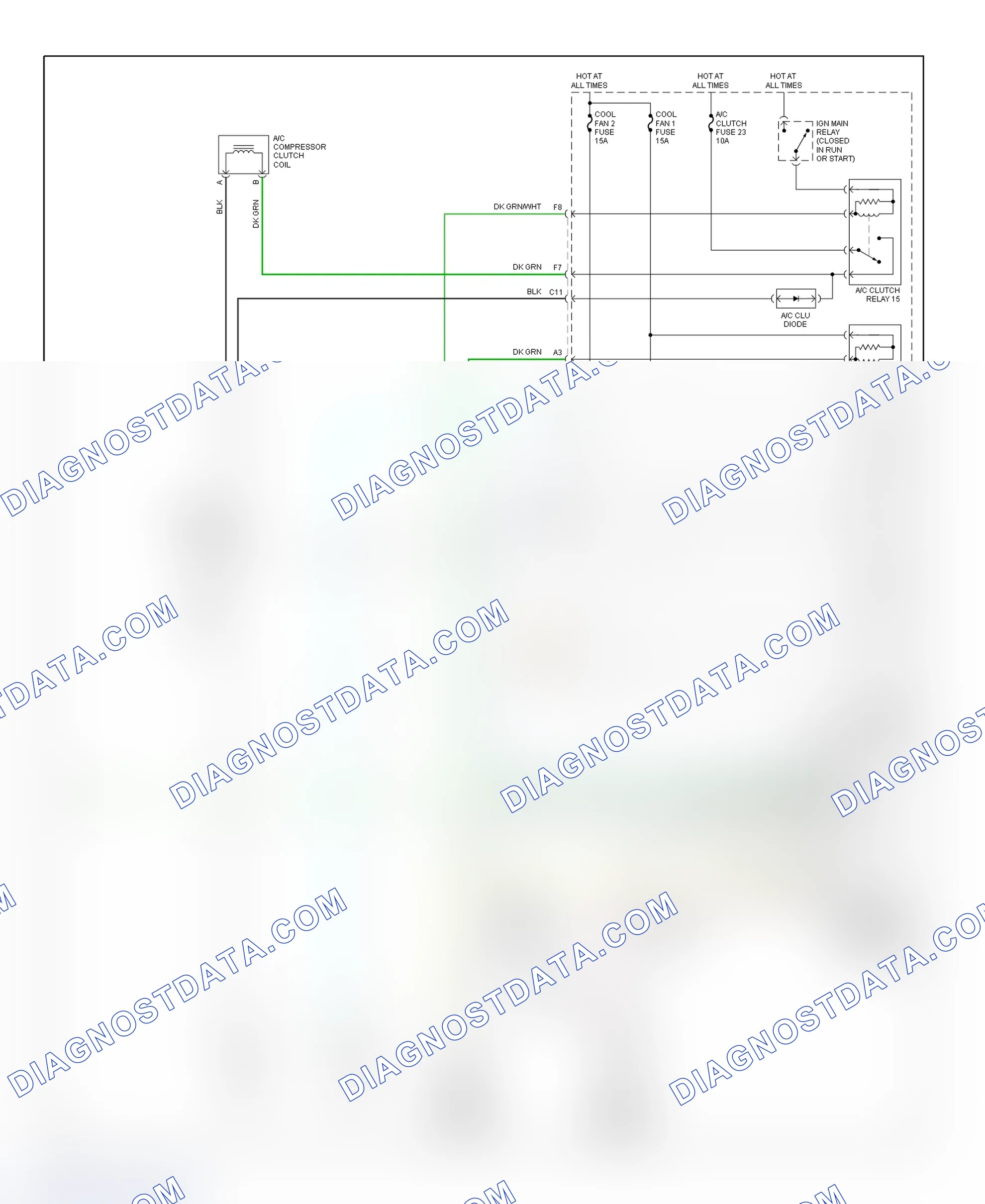 Scheme 7: Automatic A/C-Heater System Wiring Diagram (Century & Regal - 2 Of 2)
