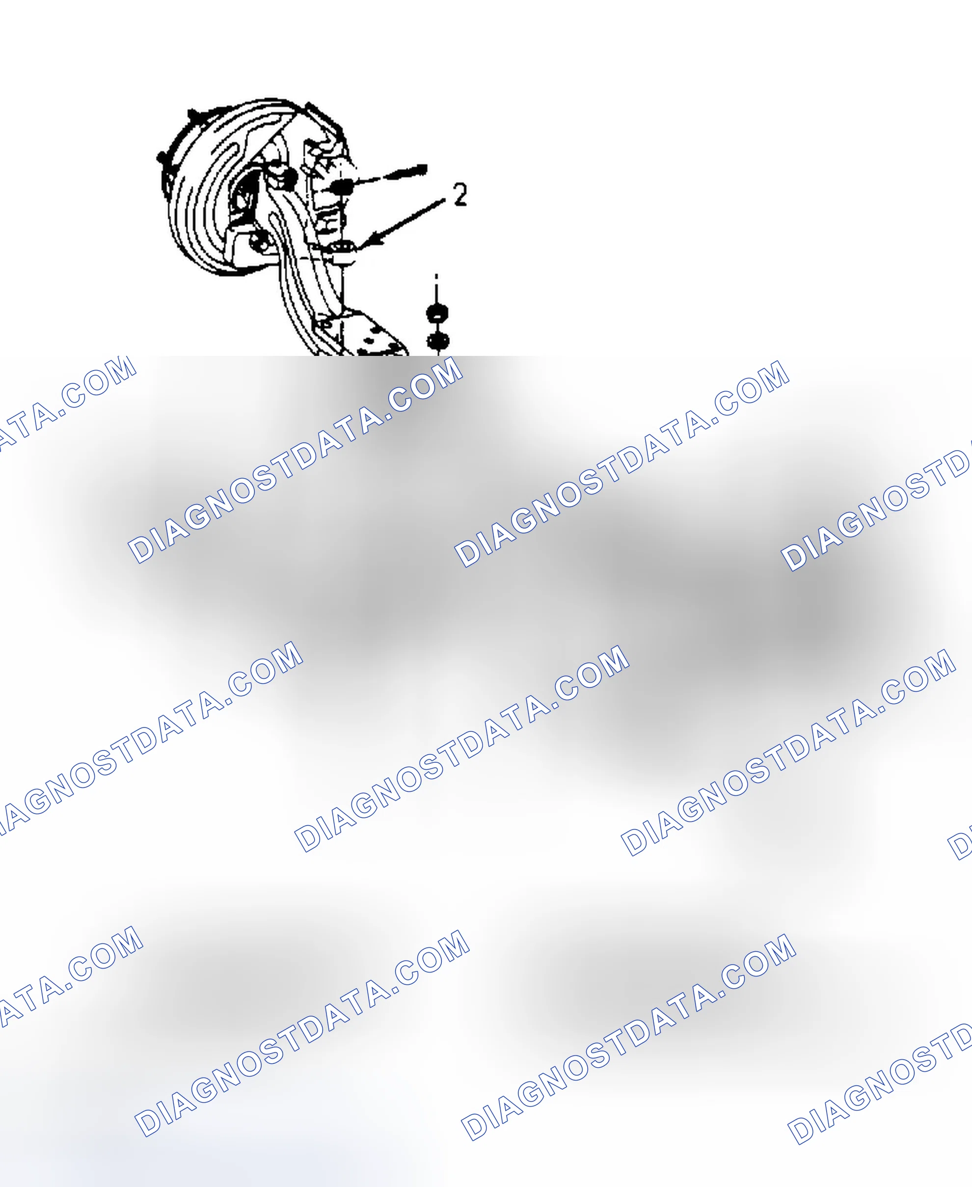 Scheme 5: View Of Steering Linkage (Commercial Van - I-Beam Axle)