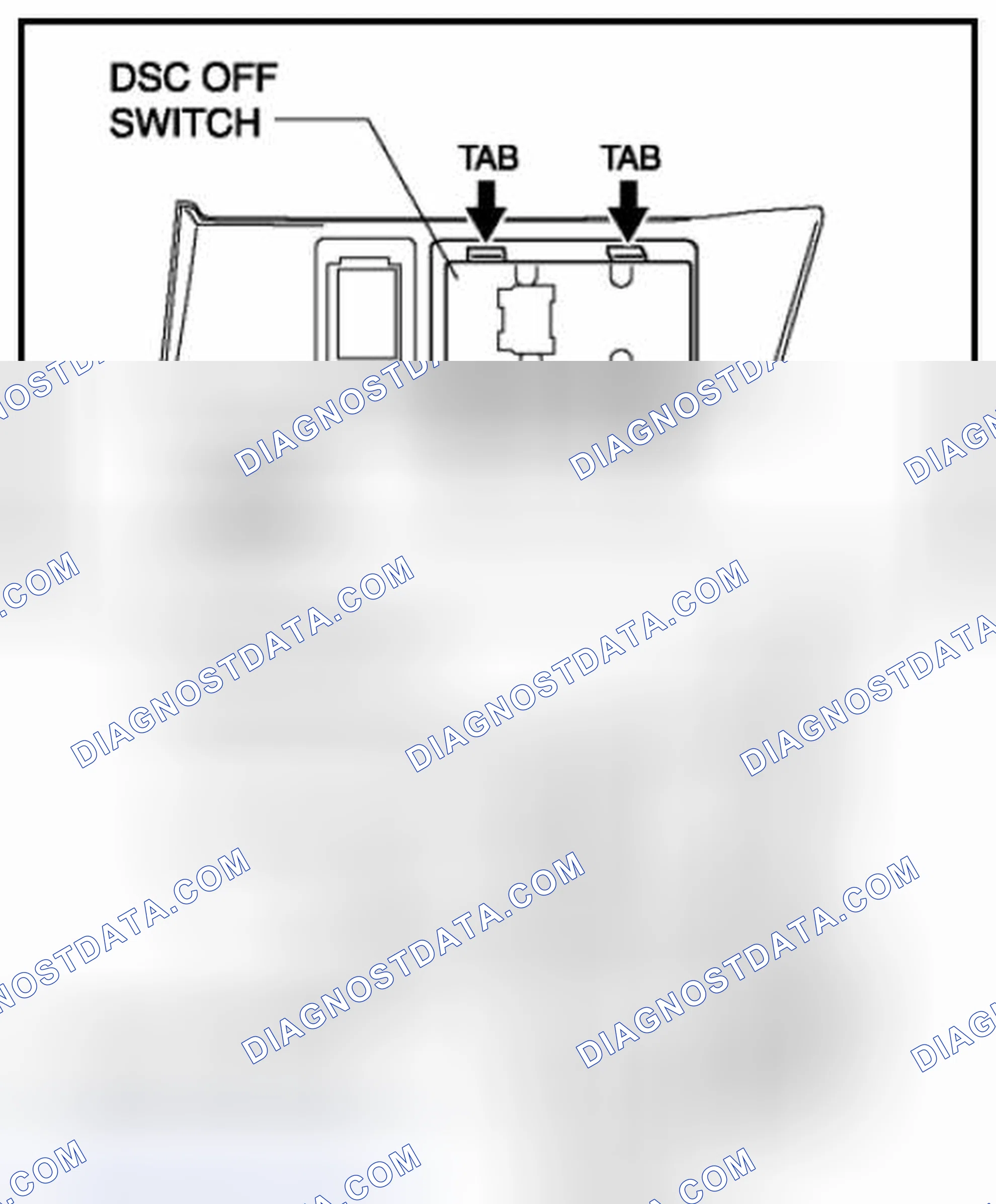 Scheme 28: DSC OFF SWITCH REMOVAL/INSTALLATION