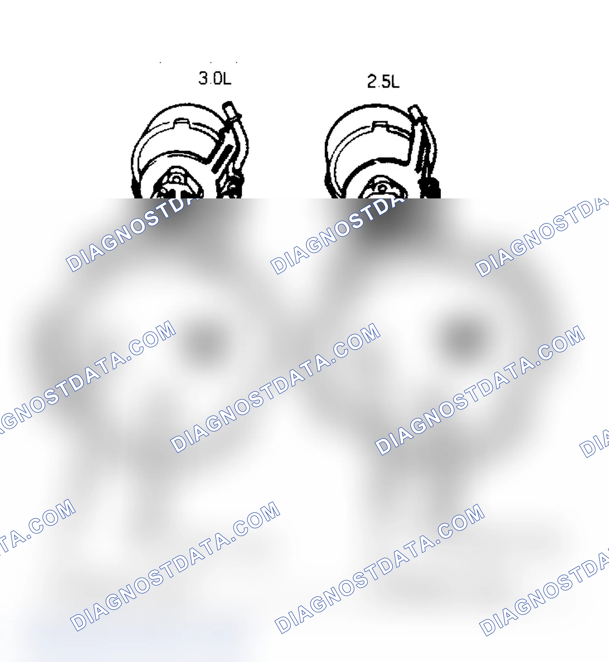 Scheme 28: 2.5L TBI & 3.0L MPFI Fuel Pumps Pumps are not interchangeable. Courtesy of Chrysler Motors.