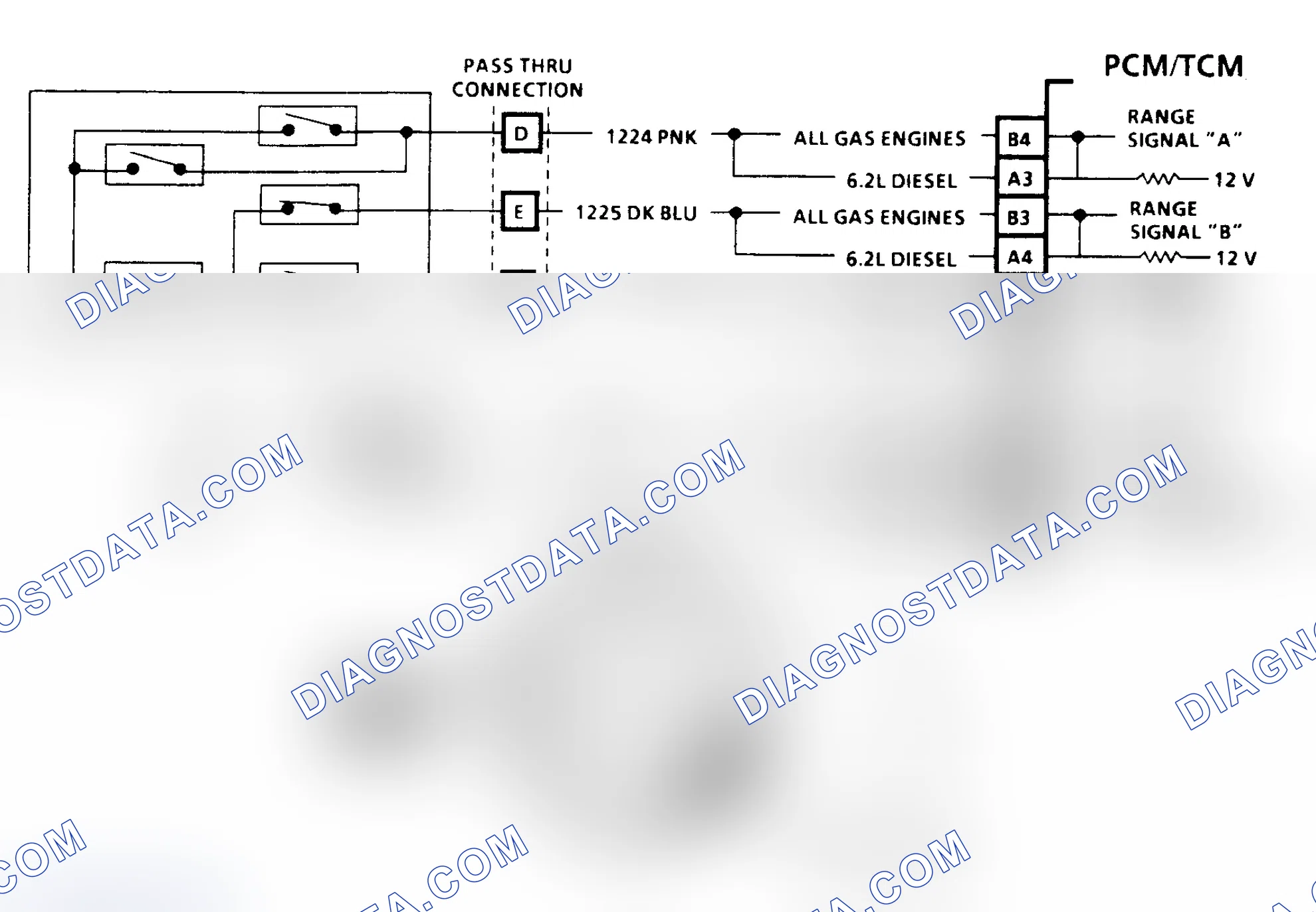 Scheme 290: CODE 68, OVERDRIVE RATIO ERROR - LT. TRUCK
