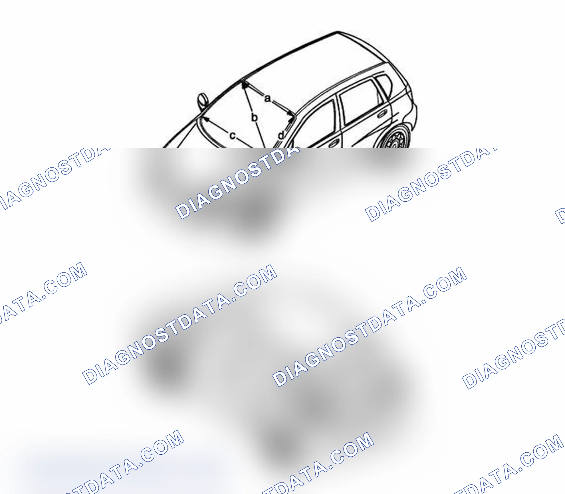 Scheme 12: Windshield and Rear Glass (Hatch Back)