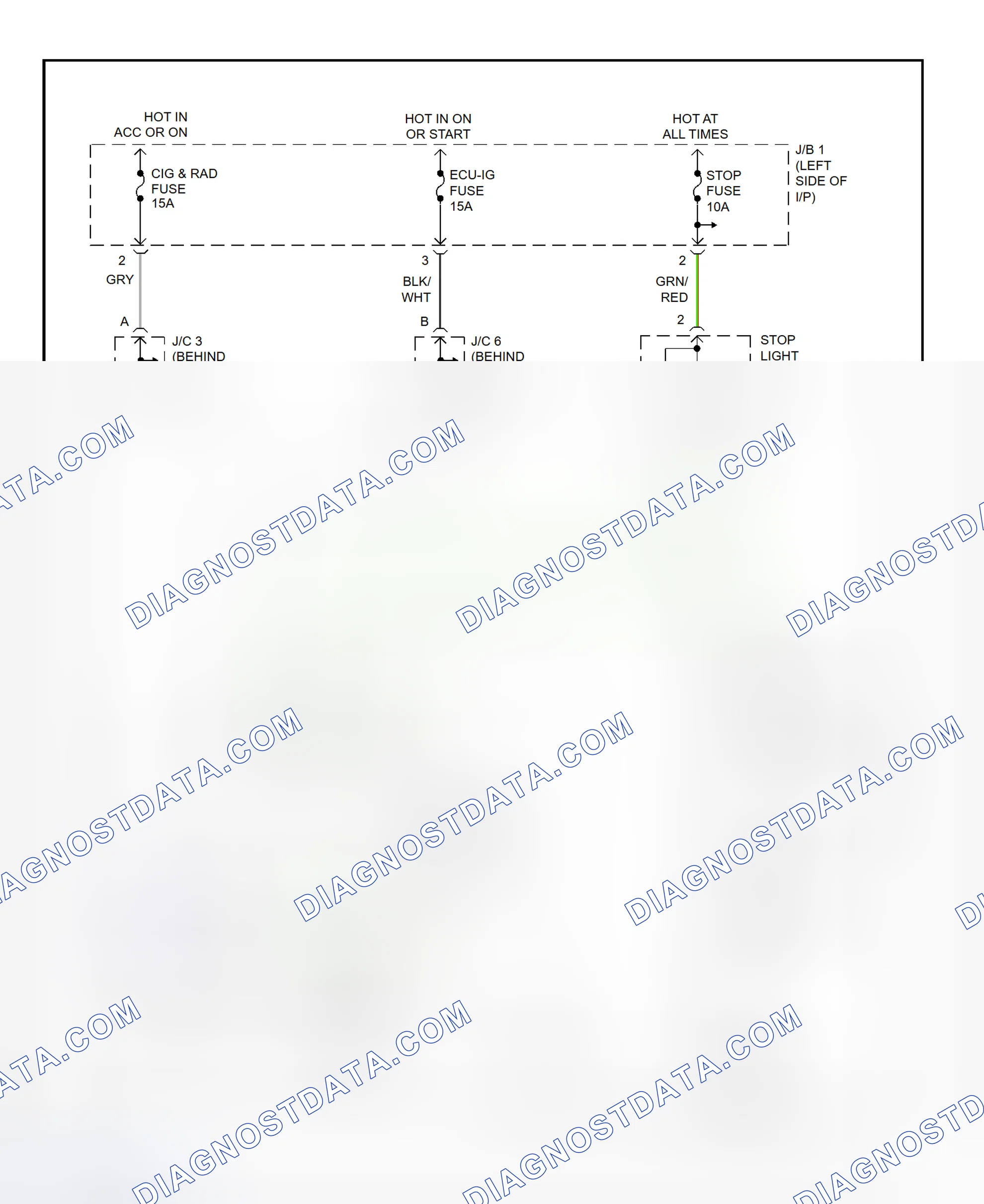 Scheme 8: Shift Interlock System Wiring Diagram (1996 LX450)
