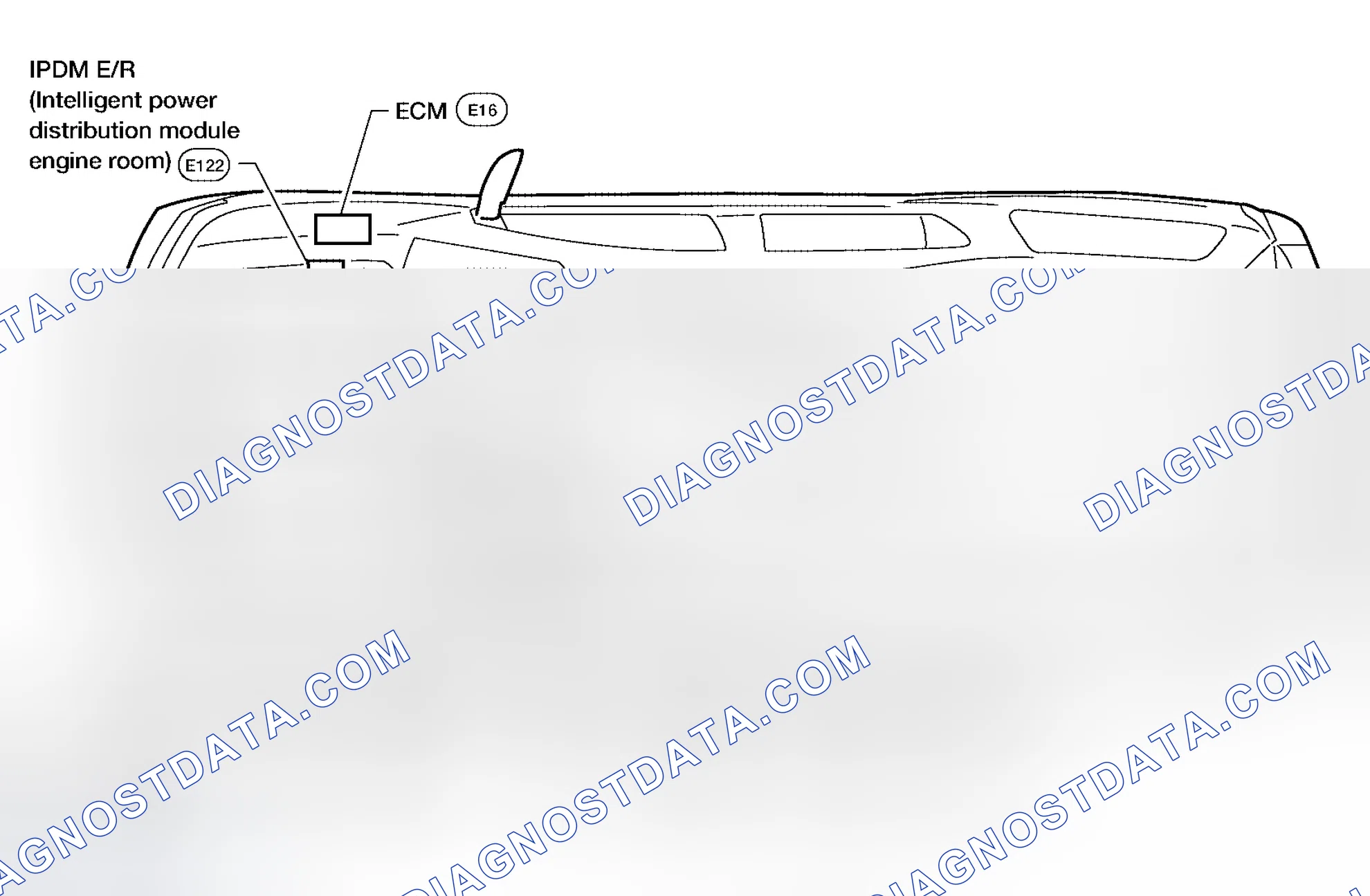 Scheme 186: COMPONENT PARTS AND HARNESS CONNECTOR LOCATION