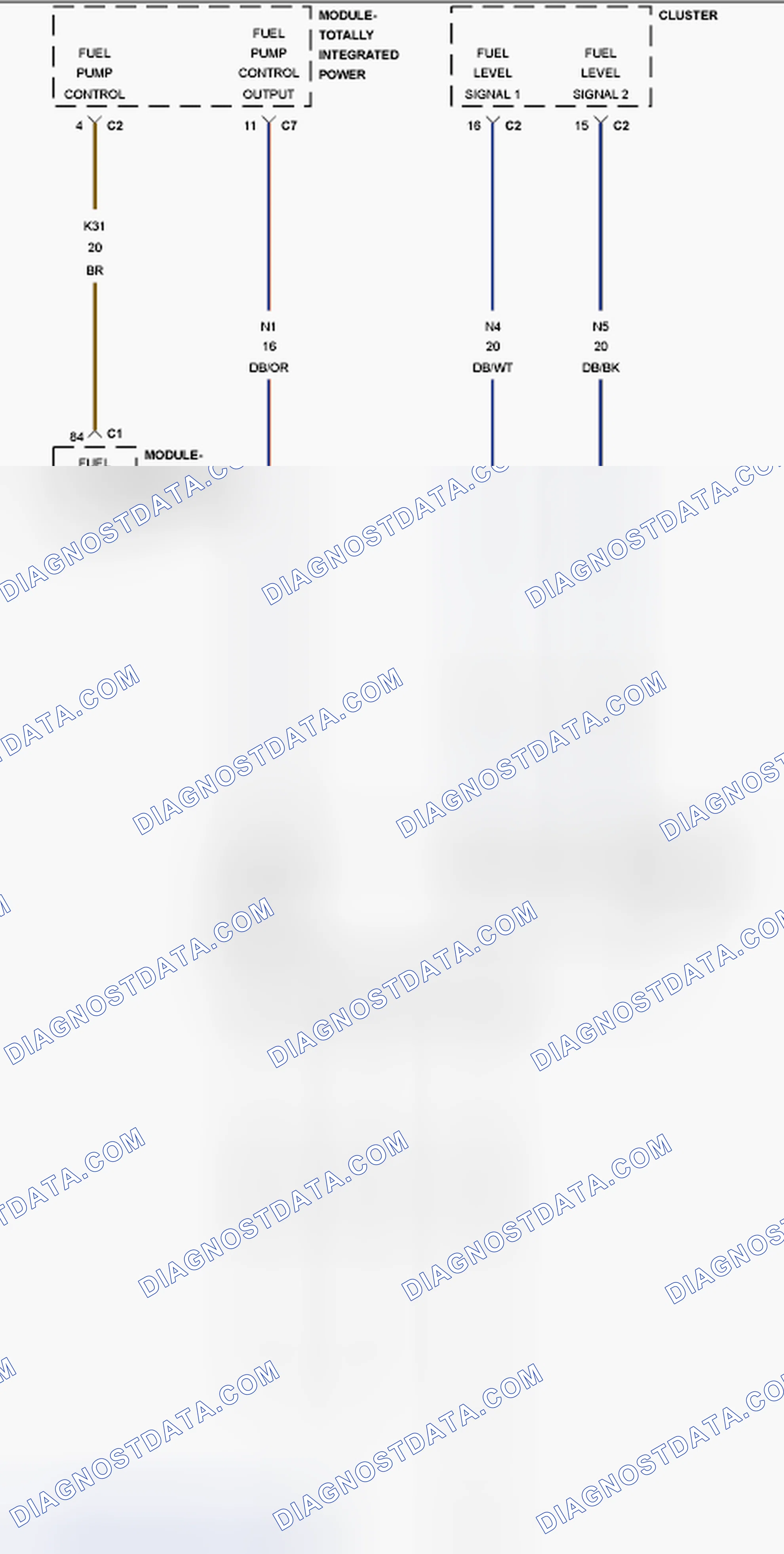 Scheme 589: P0461-FUEL LEVEL SENSOR 1 PERFORMANCE
