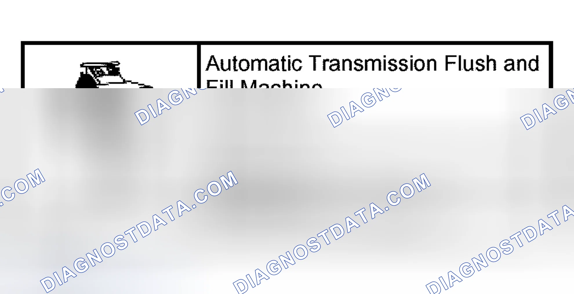 Scheme 597: Transmission Fluid Drain and Refill