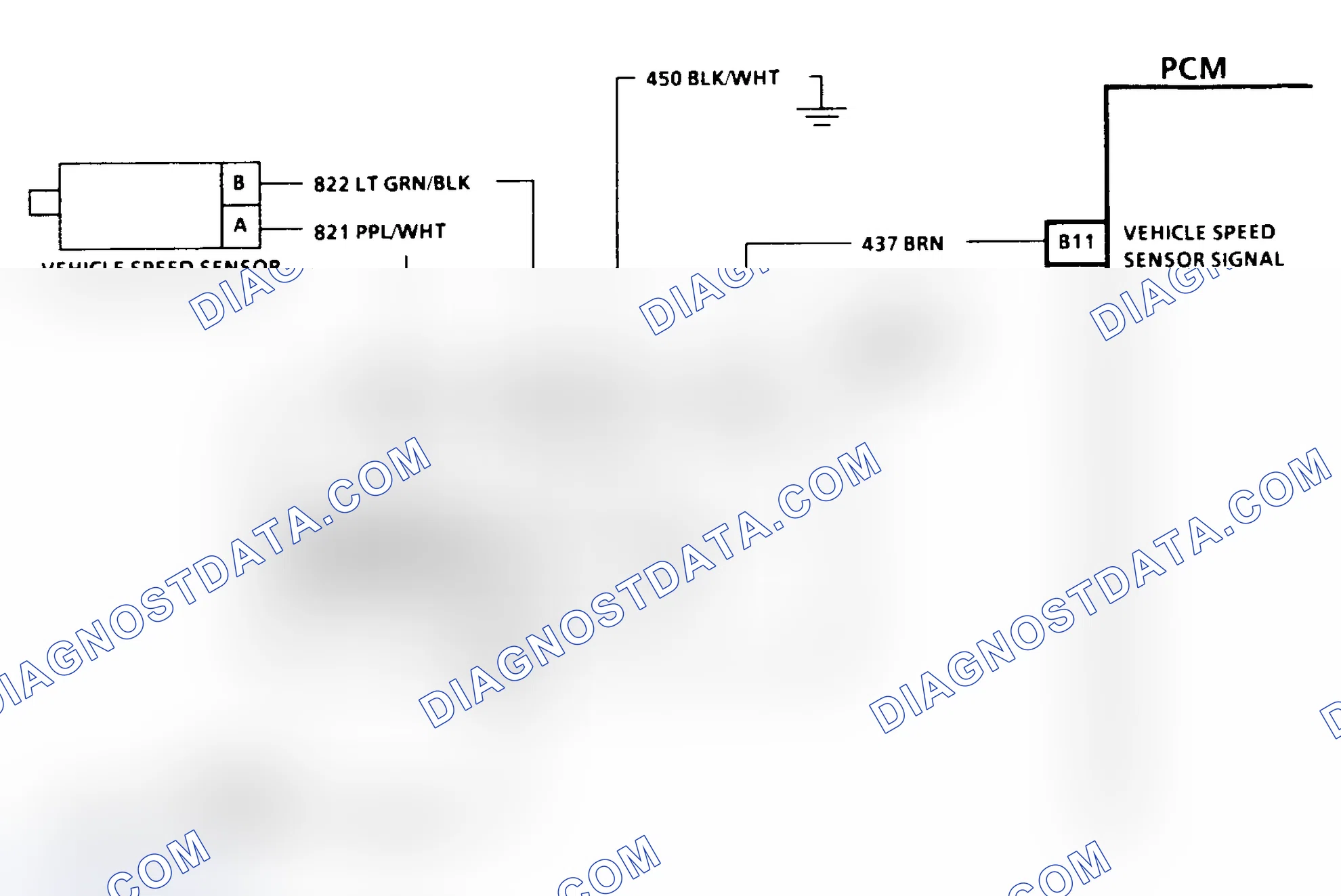 Scheme 19: Code 24 Schematic (C & K Series 2WD W/4L80-E Trans.) Vehicle Speed Sensor