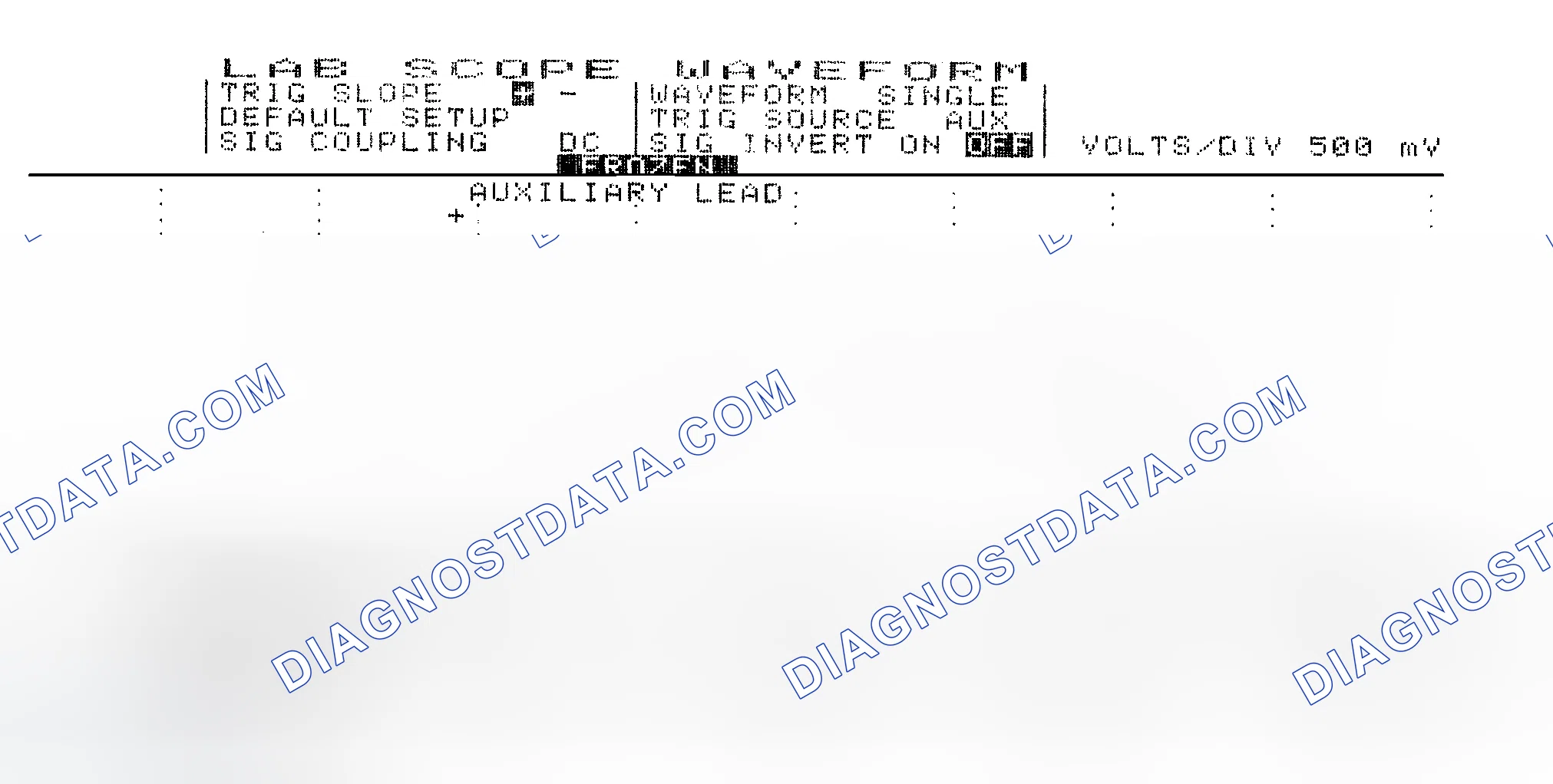 Scheme 14: Single Injector w/Excessive Current Flow - Current Pattern