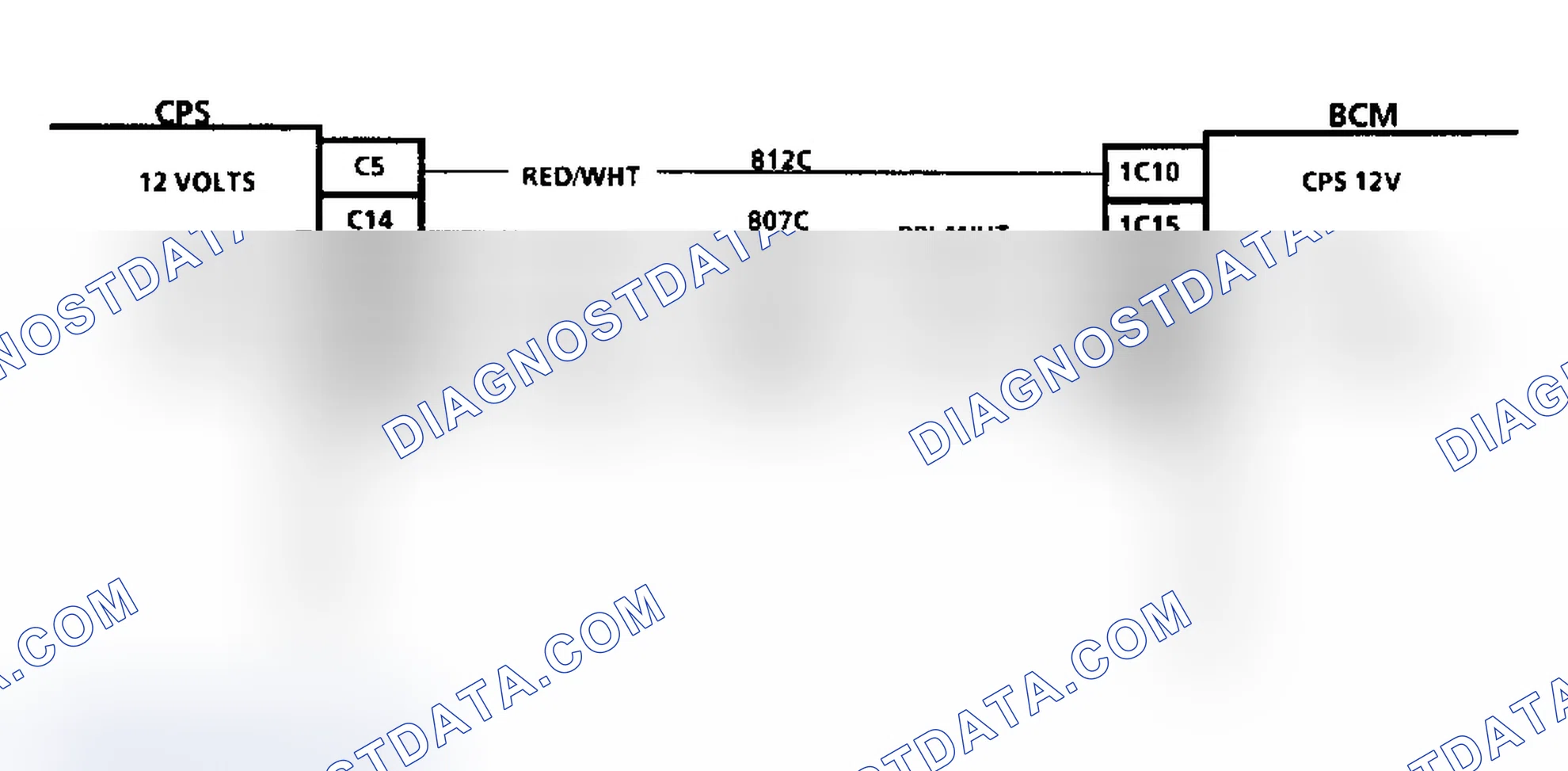 Scheme 374: Chart B4, BCM-CPS Power/Ground Problem Schematic