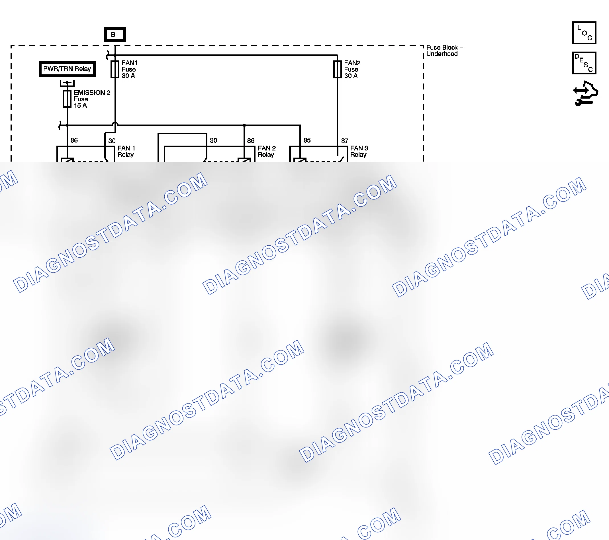 Scheme 1: Engine Cooling Wiring Schematics