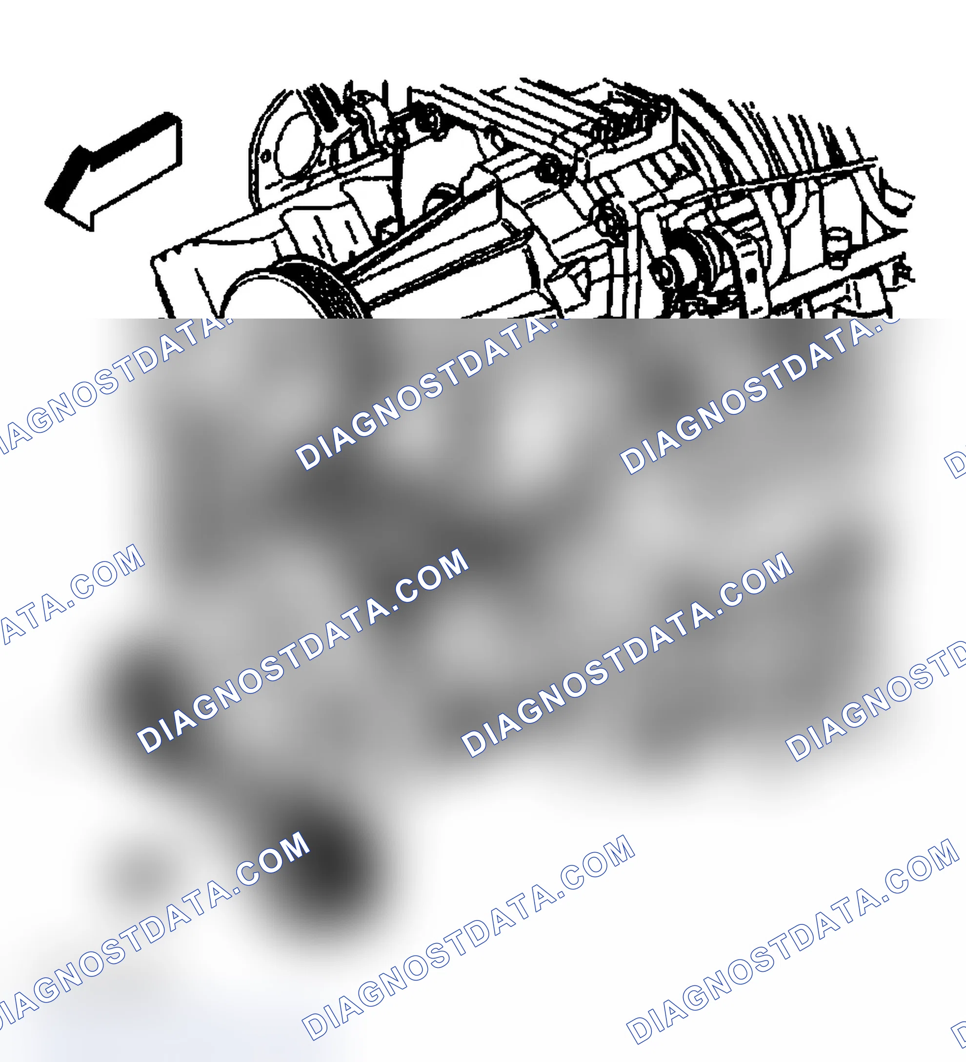 Scheme 371: Drive Belt Tensioner Installation - Left (L67)