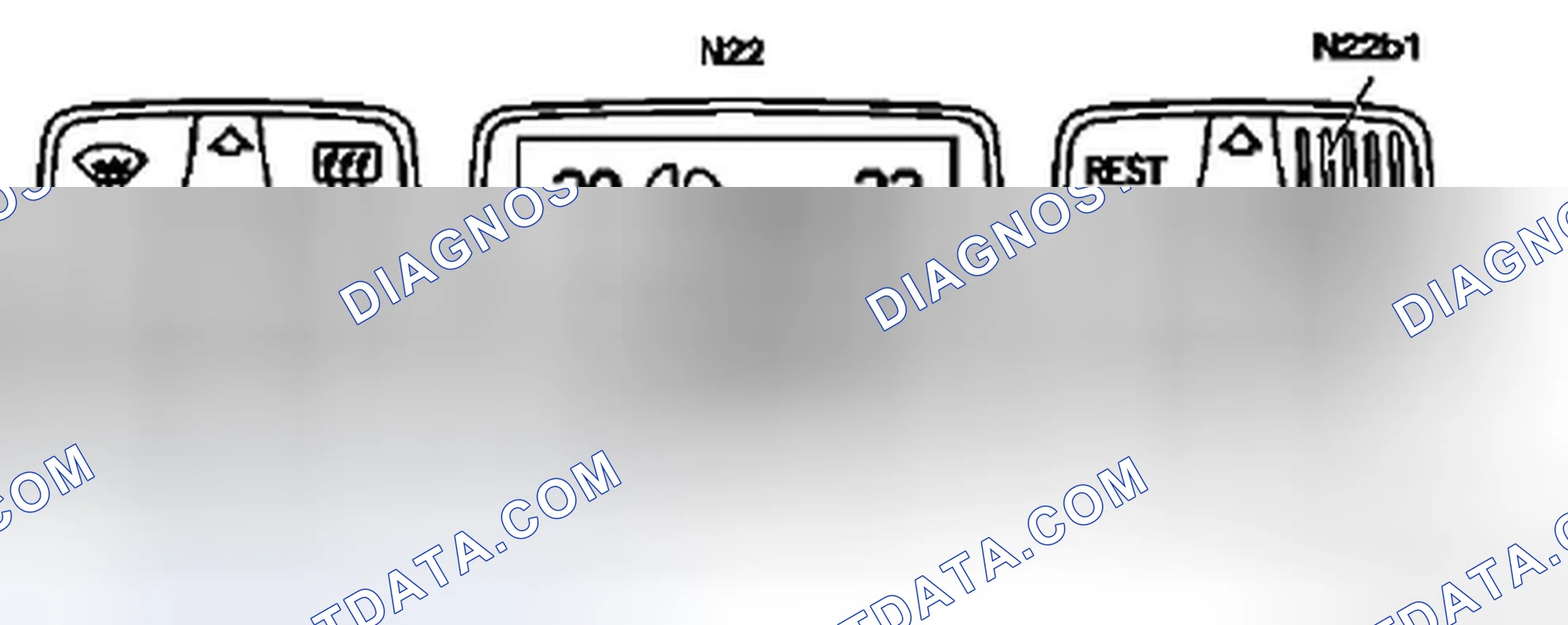 Scheme 47: Identifying Automatic A/C Pushbutton Control Module And In-Car Temperature Sensor