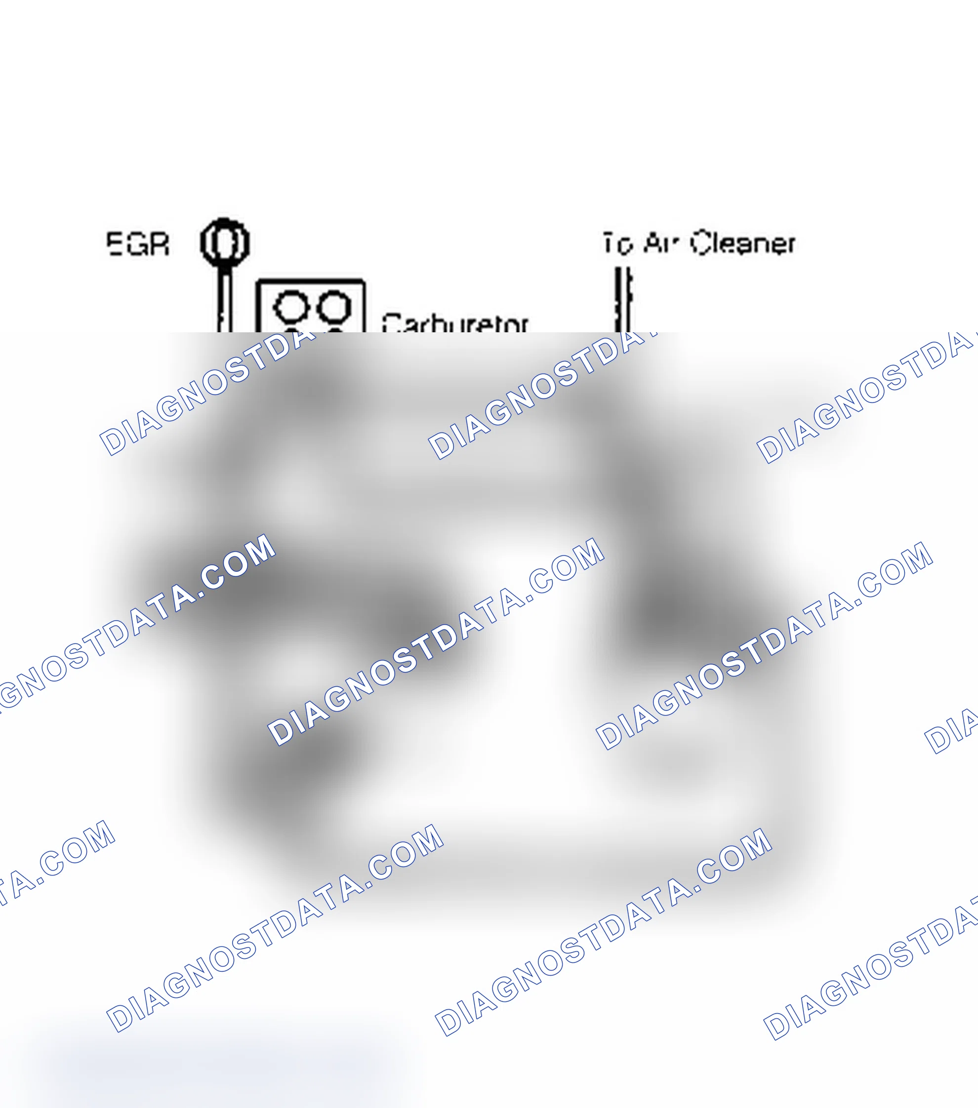 Scheme 13: Vacuum Hose Routing for Single-Canister Evaporative Control System Canister must be lowest point in system.