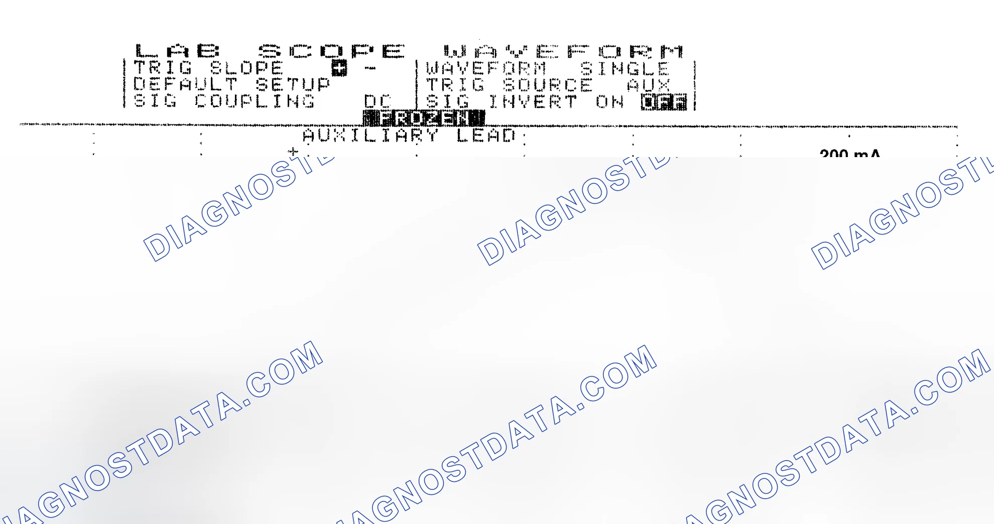Scheme 13: Single Injector w/Normal Current Flow - Current Pattern