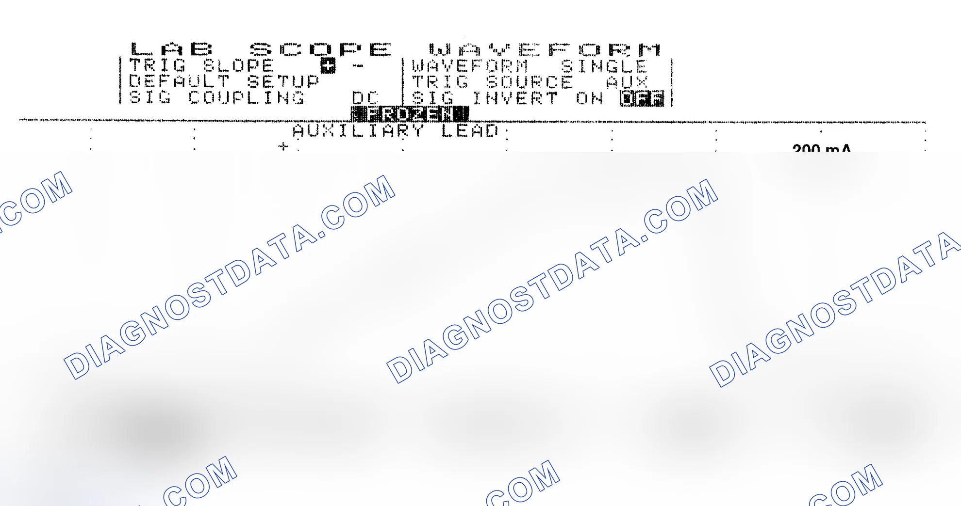 Scheme 13: Single Injector w/Normal Current Flow - Current Pattern
