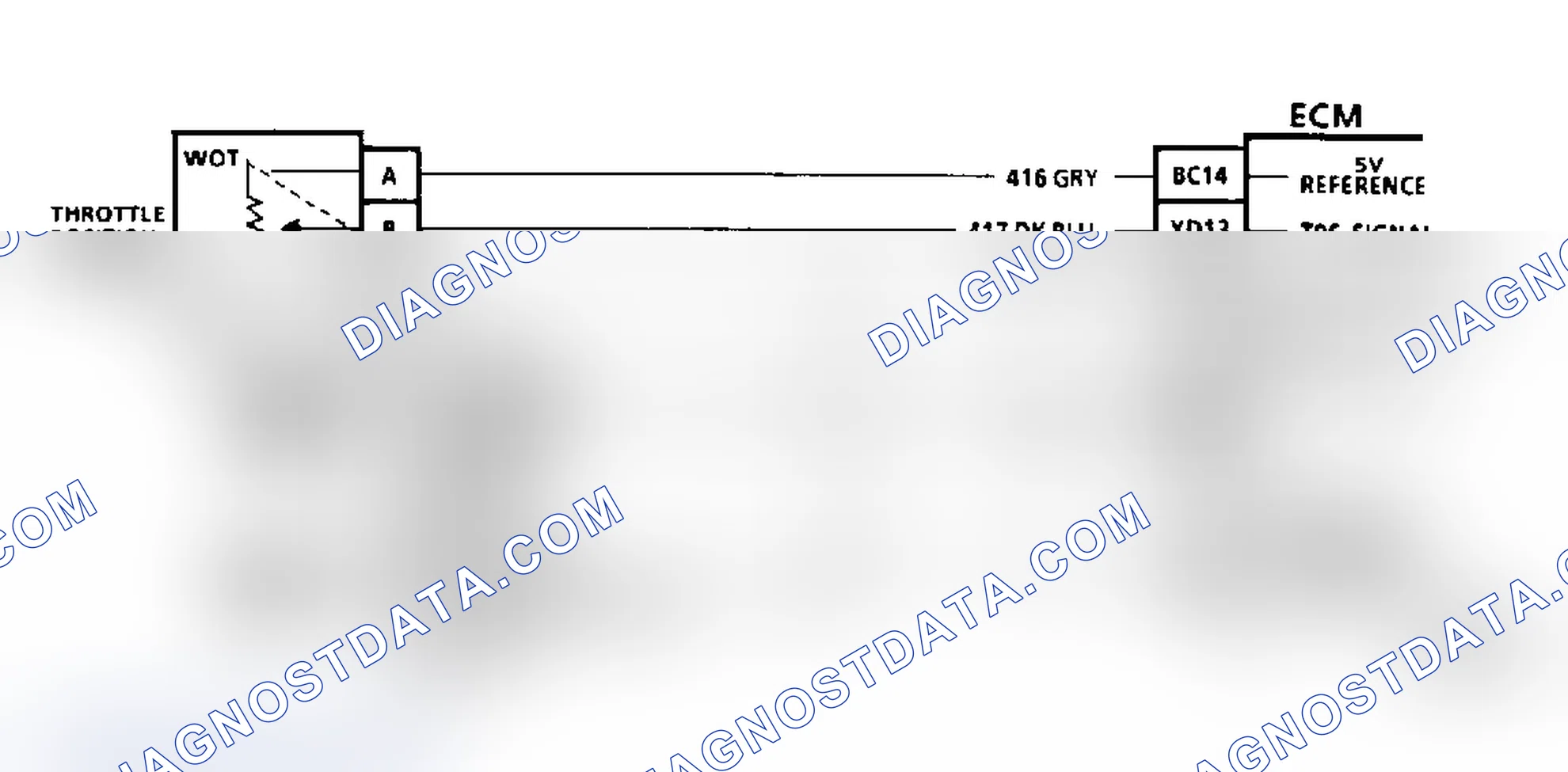 Scheme 39: Code 14: Coolant Temp Sensor Volt Lo Ckt Diag