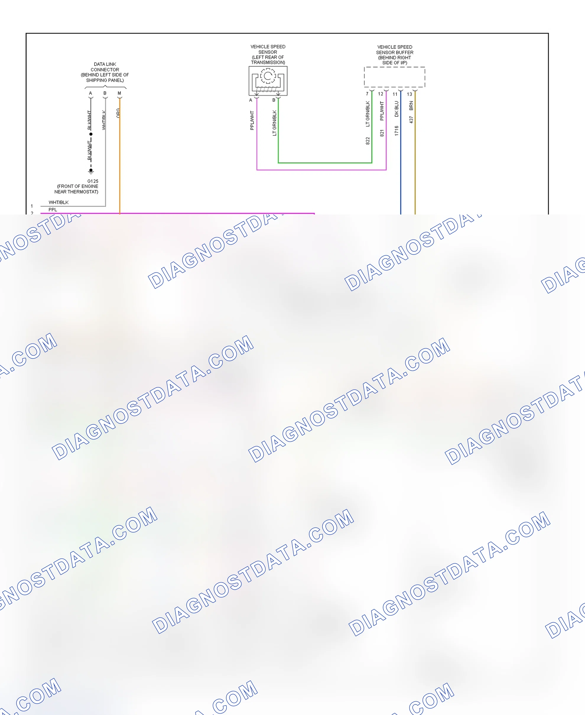 Scheme 387: Wiring Diagram ("P" Series - Commercial & Motorhome - 7.4L With 4L80-E - 3 Of 3)