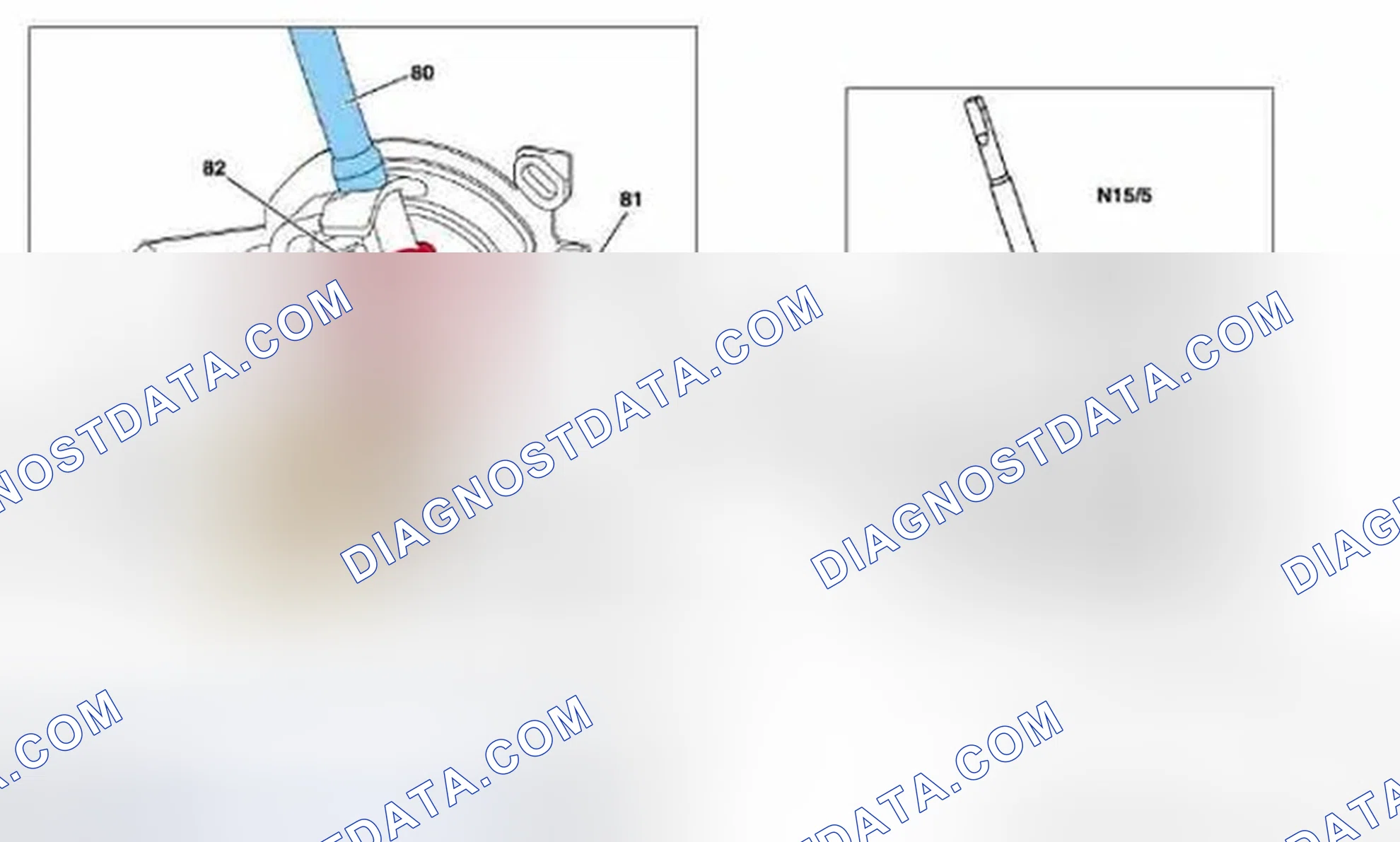 Scheme 71: Identifying Selector Lever, Spring Body And Electronic Selector Lever Control Module