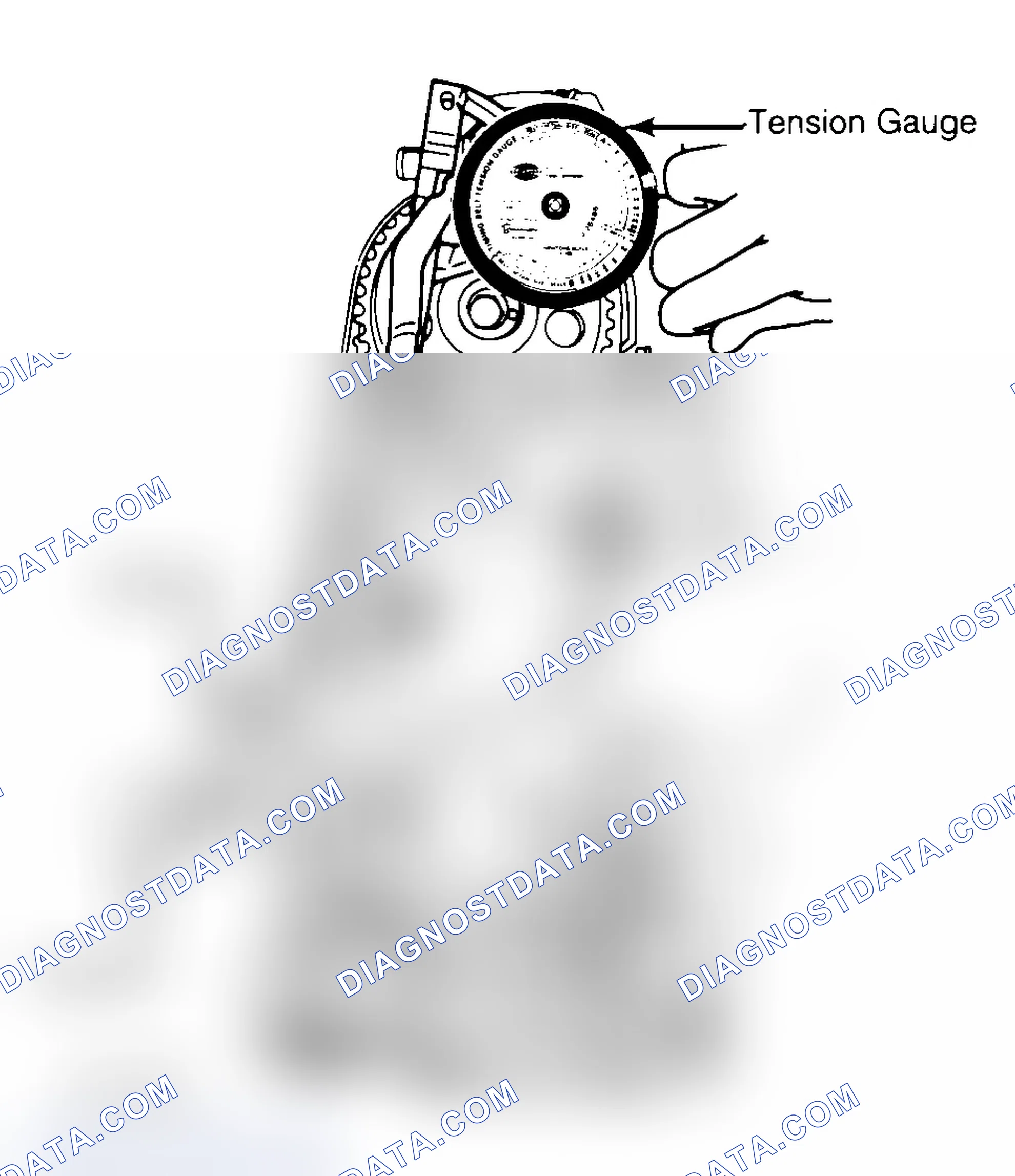 Scheme 28: Adjusting Typical Timing Belt Tension