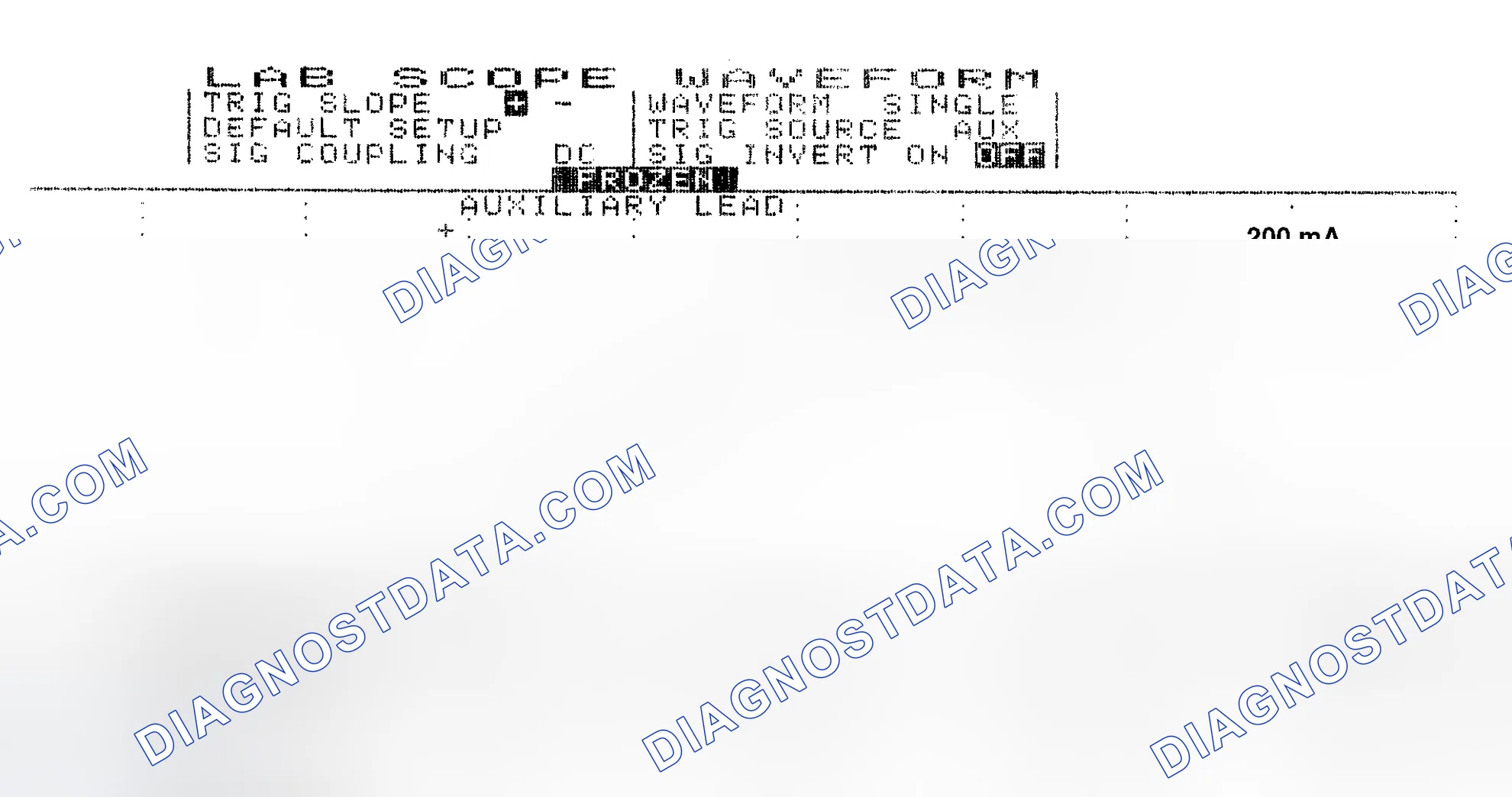 Scheme 13: Single Injector w/Normal Current Flow - Current Pattern
