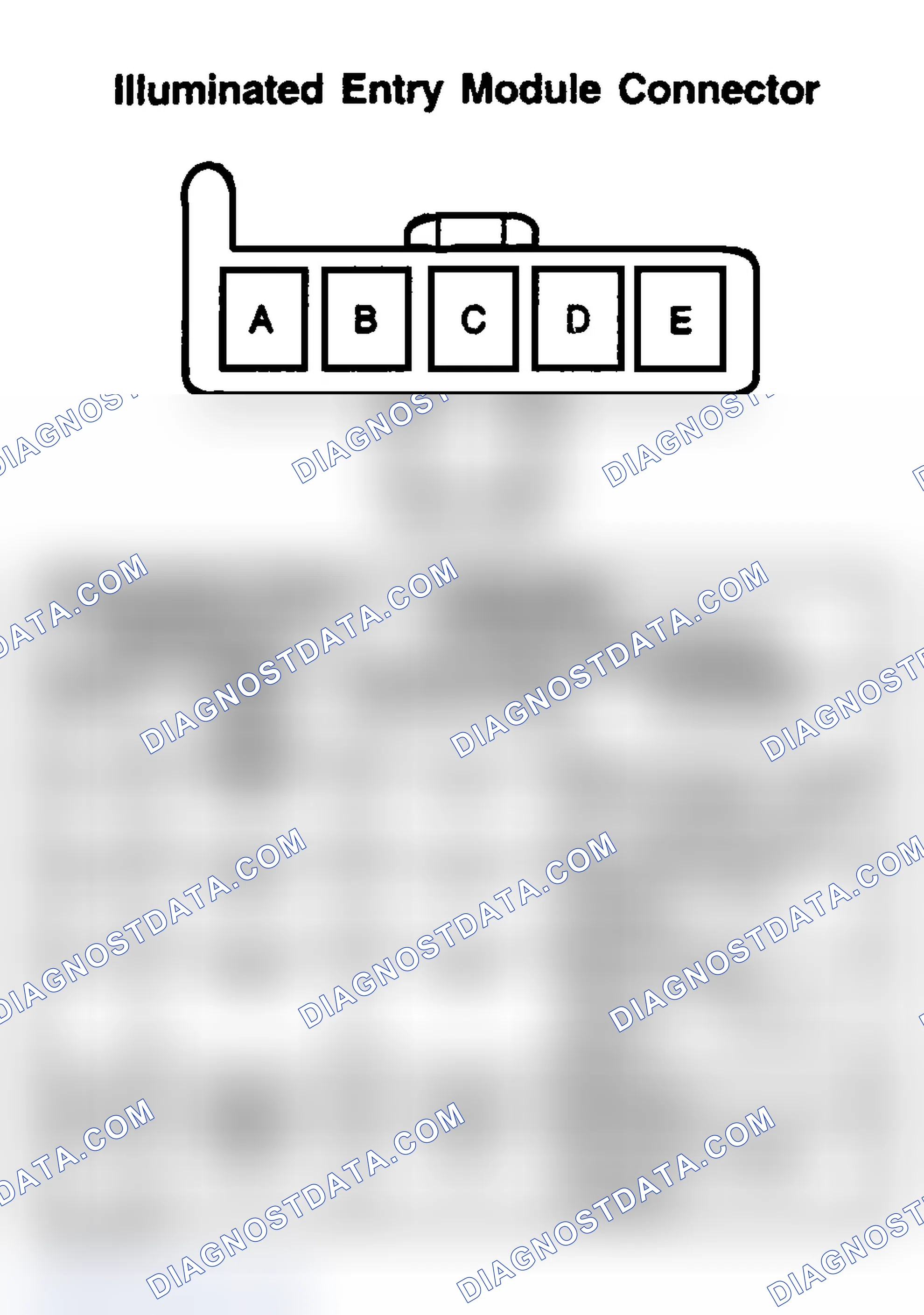 Scheme 187: ILLUMINATED ENTRY MODULE