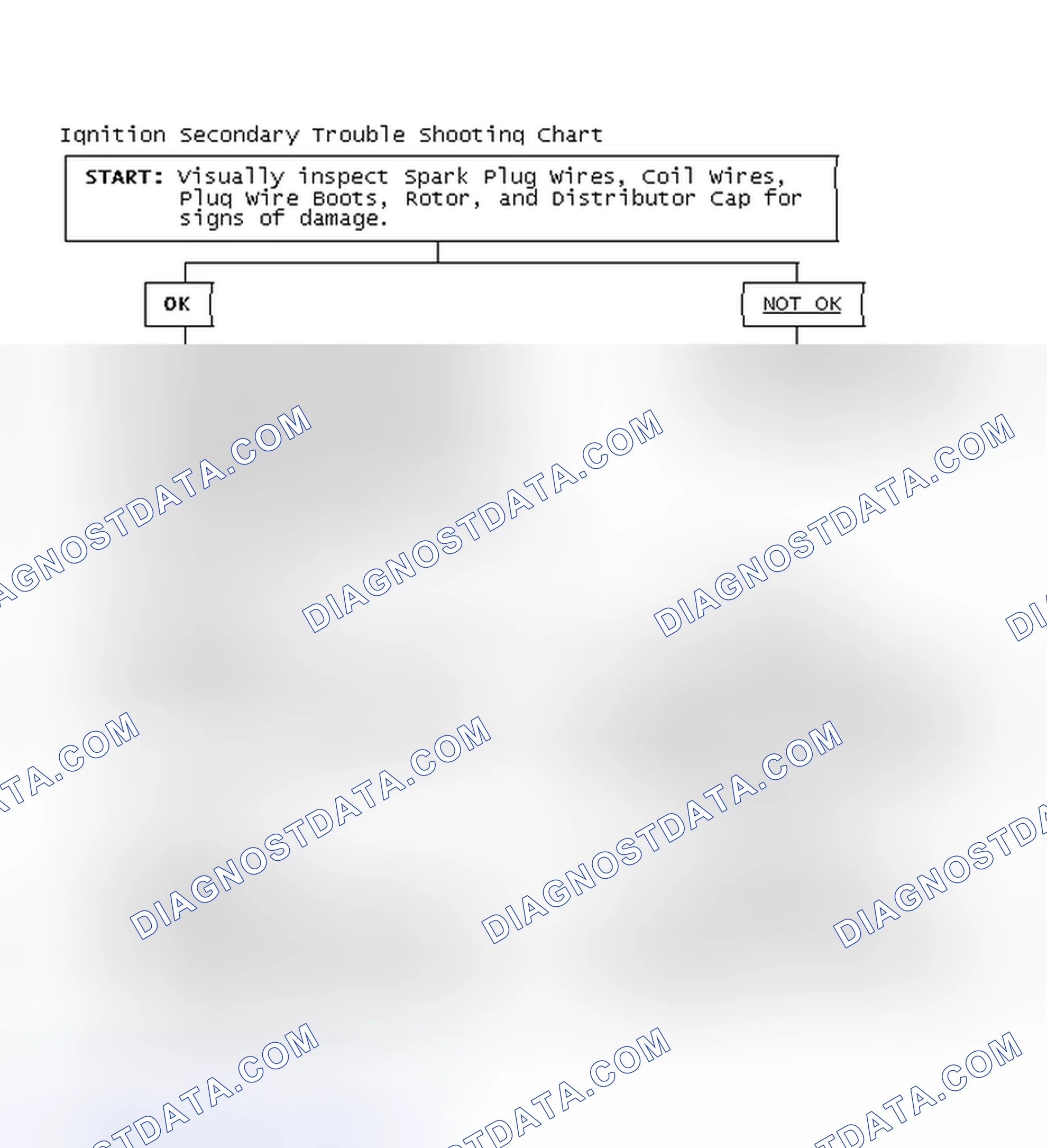 Scheme 1: Ignition Secondary Trouble Shooting Chart