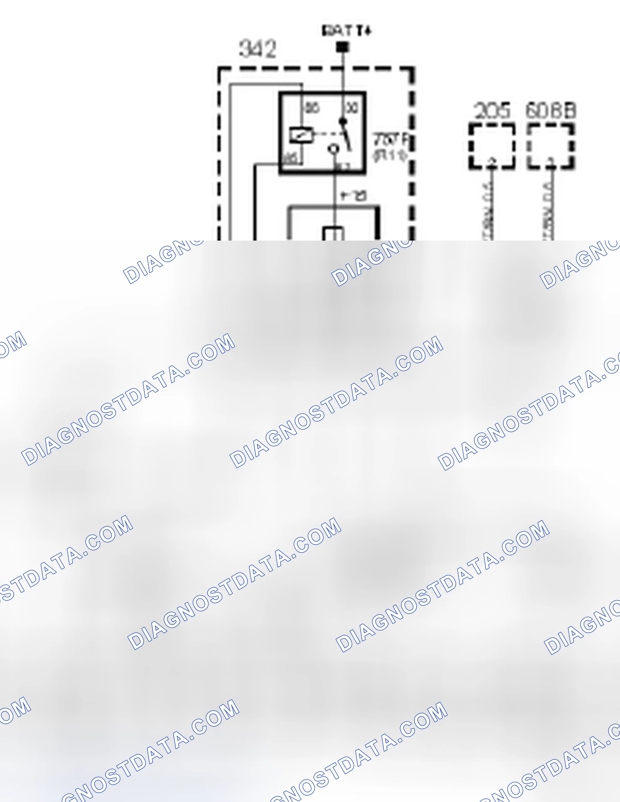 Scheme 863: Fuse 4, electrical center engine bay 342