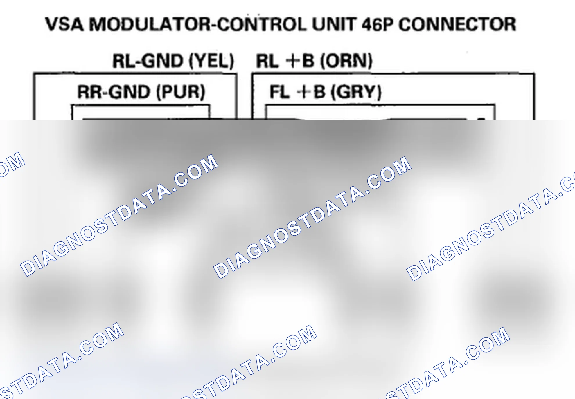 Scheme 19: DTC 11: Right-Front Wheel Speed Sensor Circuit Malfunction; DTC 13: Left-Front Wheel Speed Sensor Ci