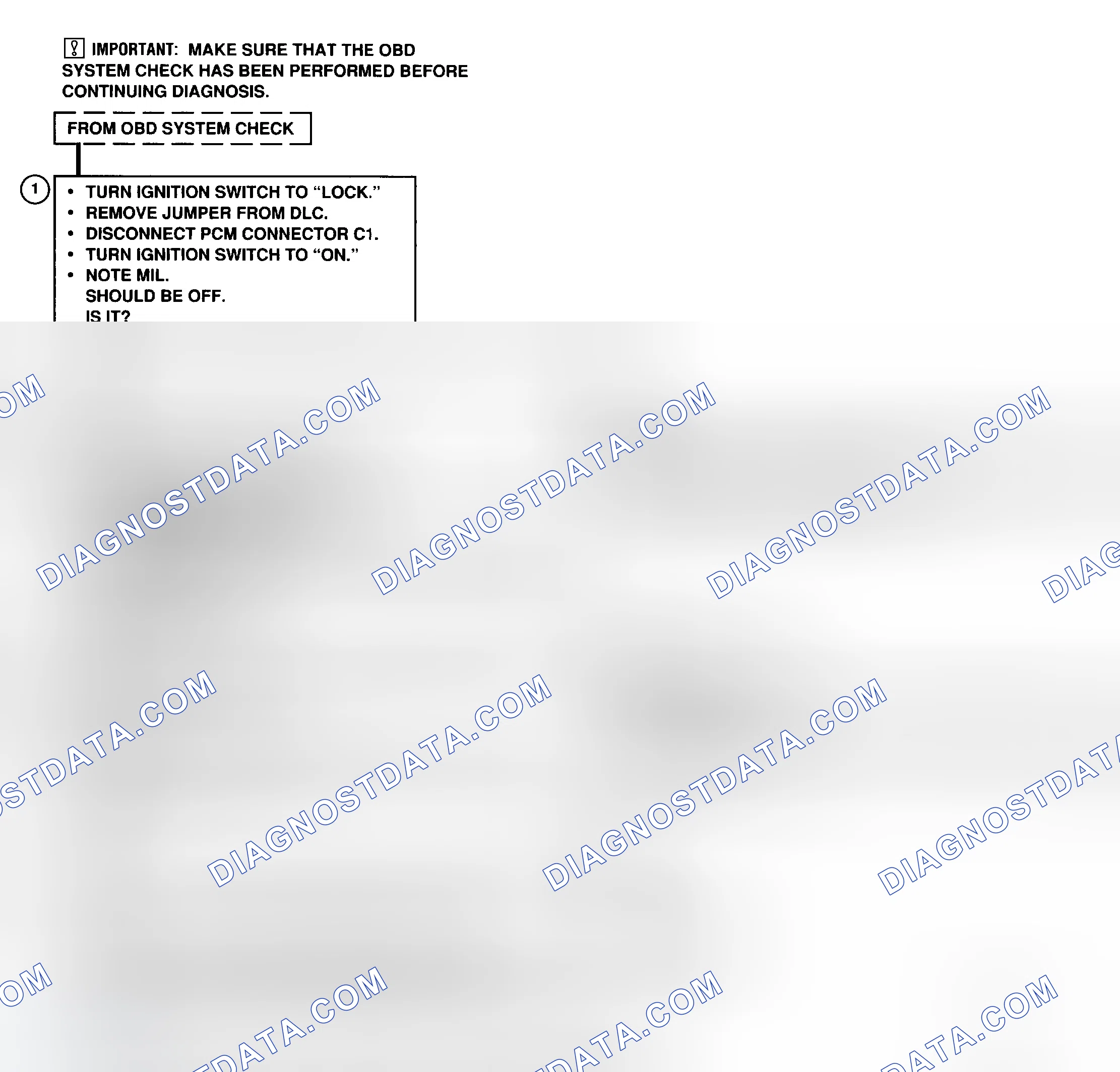 Scheme 62: CHART A2-2 - Flow Chart (Prizm LSi) (MIL) Won't Flash Any Codes, On Steady