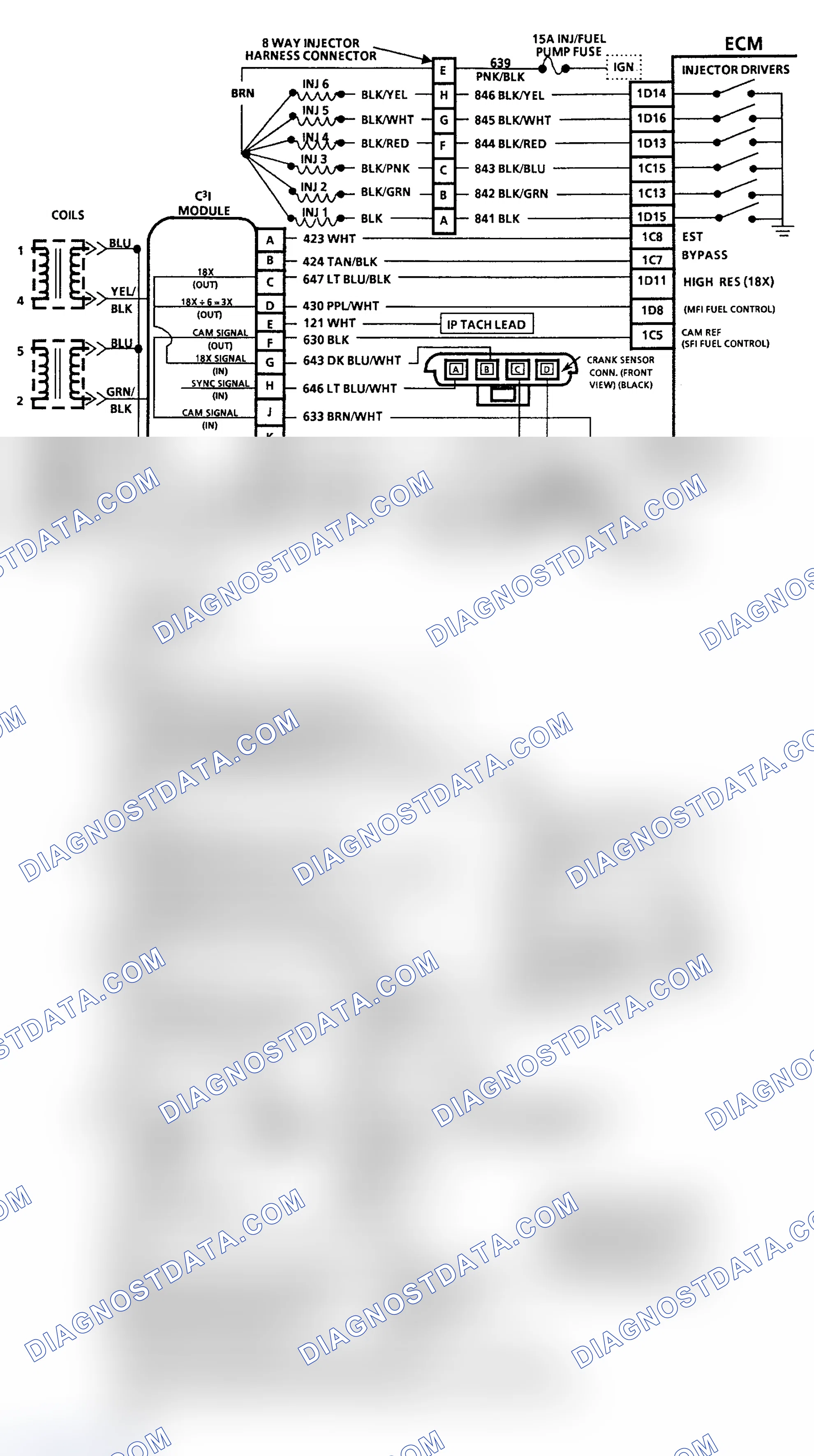 Scheme 127: Chart A3, Engine Cranks But Will Not Run (3 of 4)