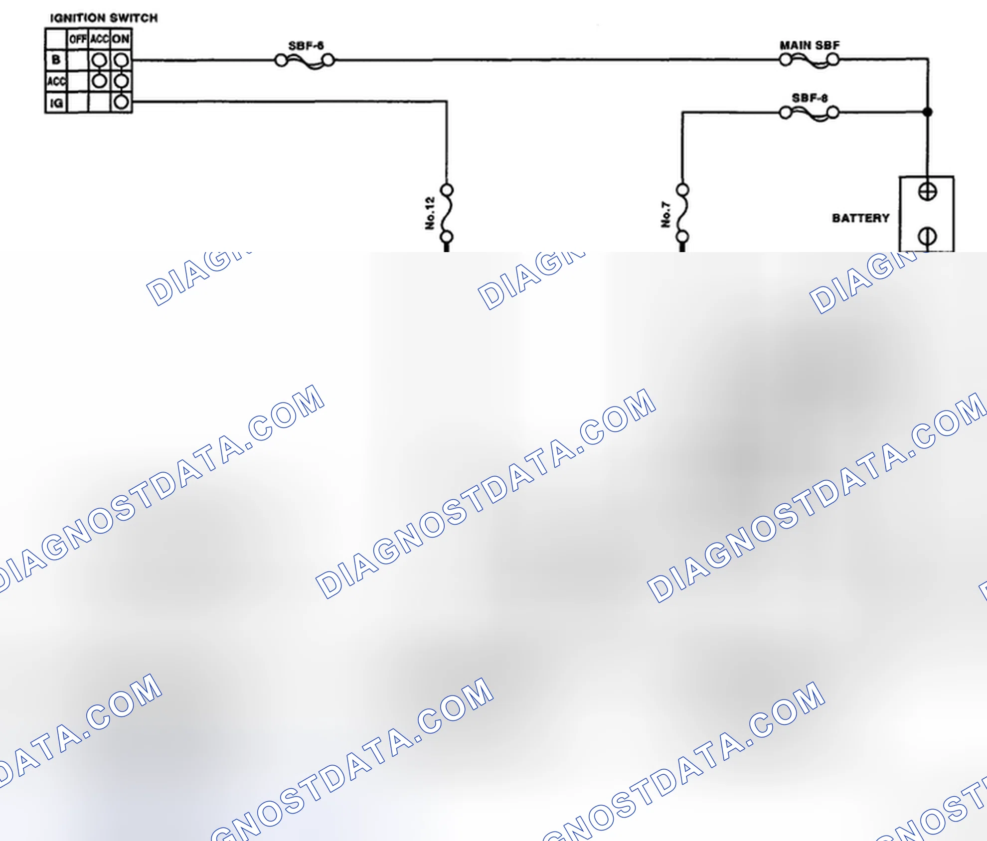 Scheme 155: BODY INTEGRATED UNIT POWER SUPPLY AND GROUND CIRCUIT