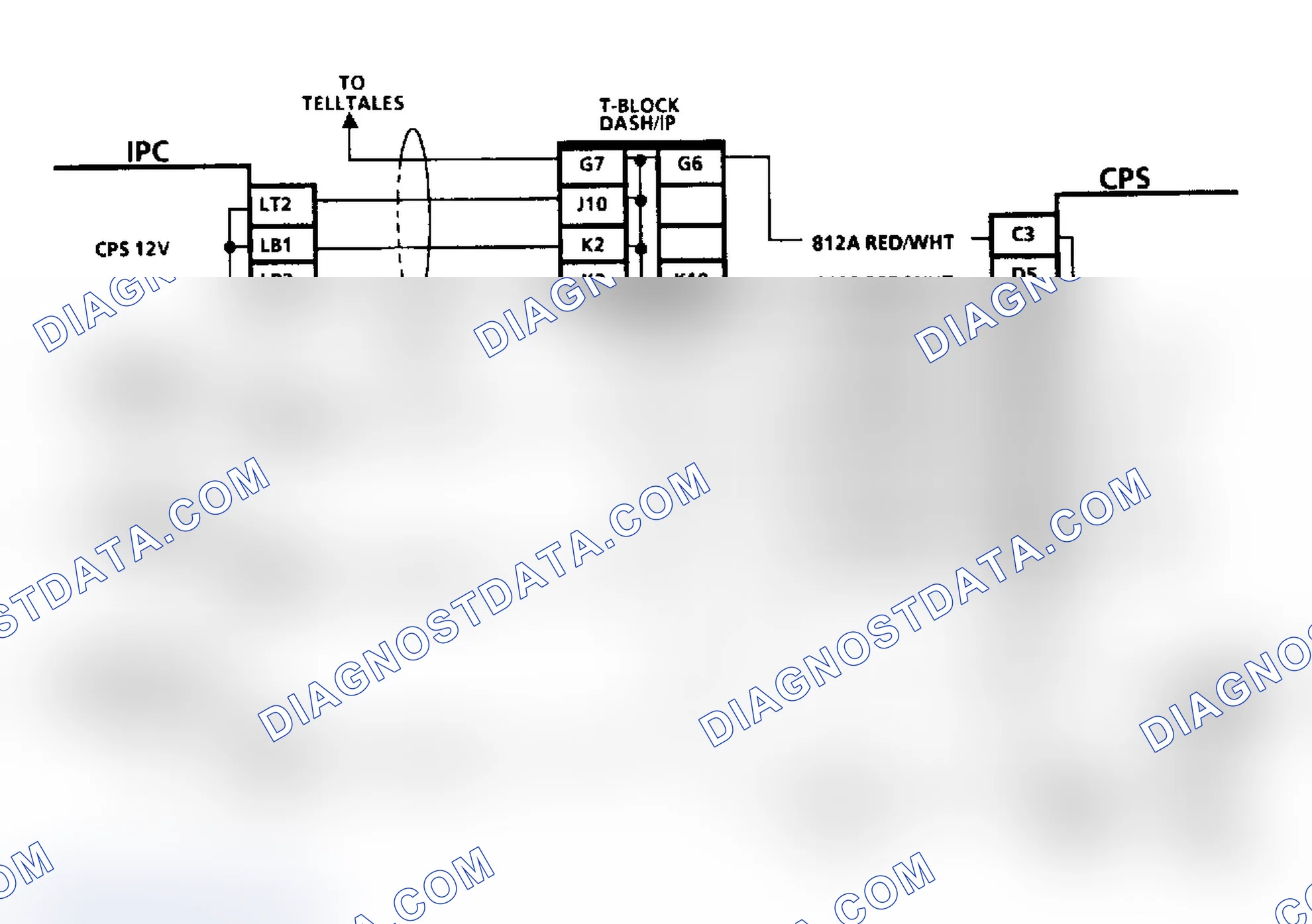 Scheme 386: Chart B8, Power Loss From CPS to Other Components Schematic