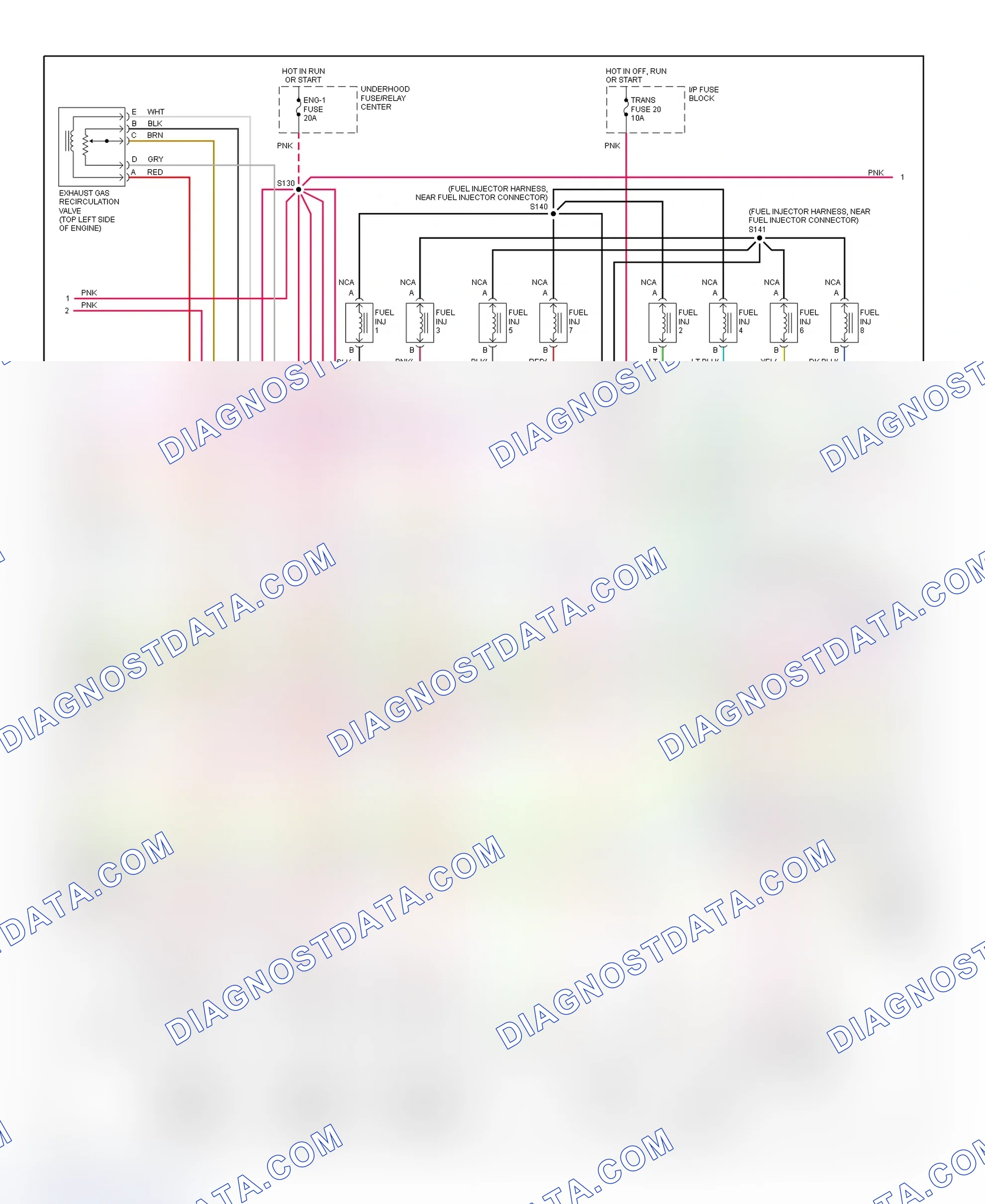 Scheme 67: PCM Wiring Diagram (Chevy Express & Savana - 7.4L - 2 Of 4)