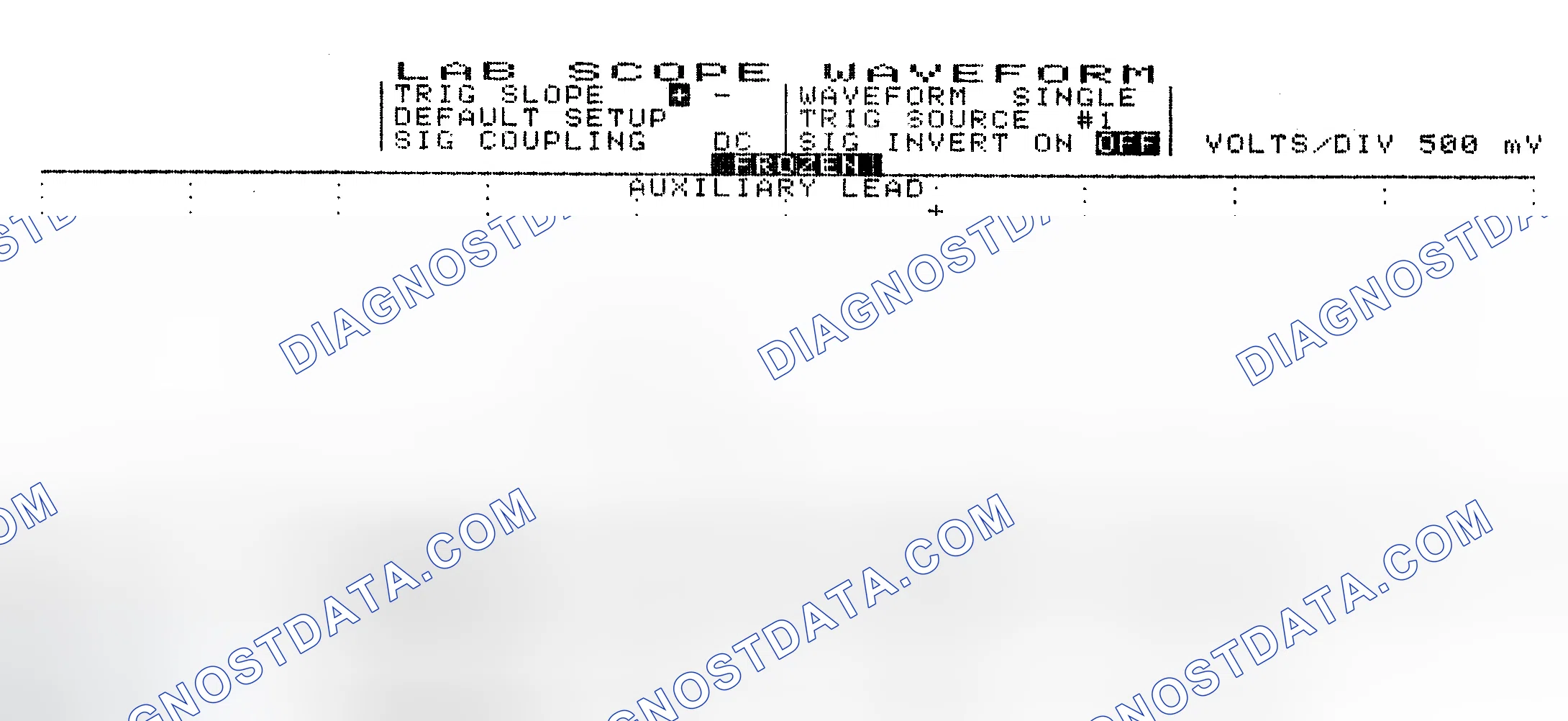 Scheme 10: Single Injector w/Excessive Current Flow - Current Pattern