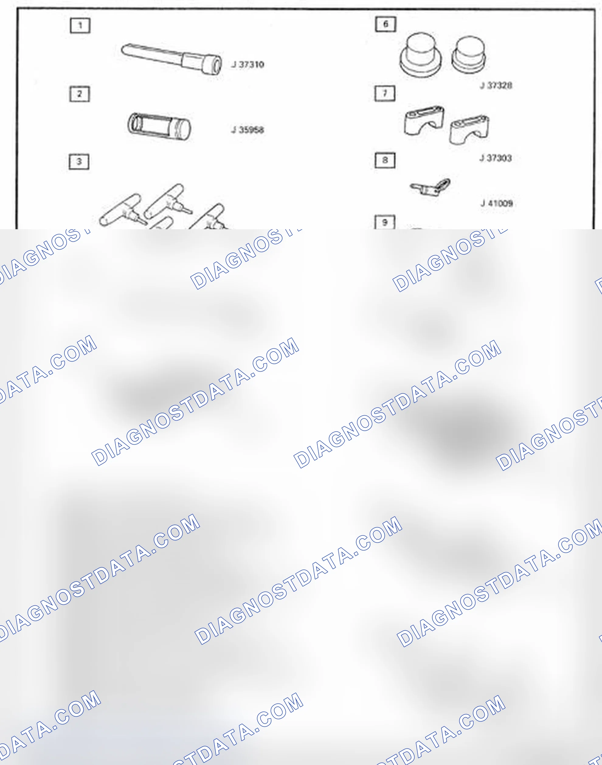 Scheme 113: Special Tools Chart (1 Of 3)
