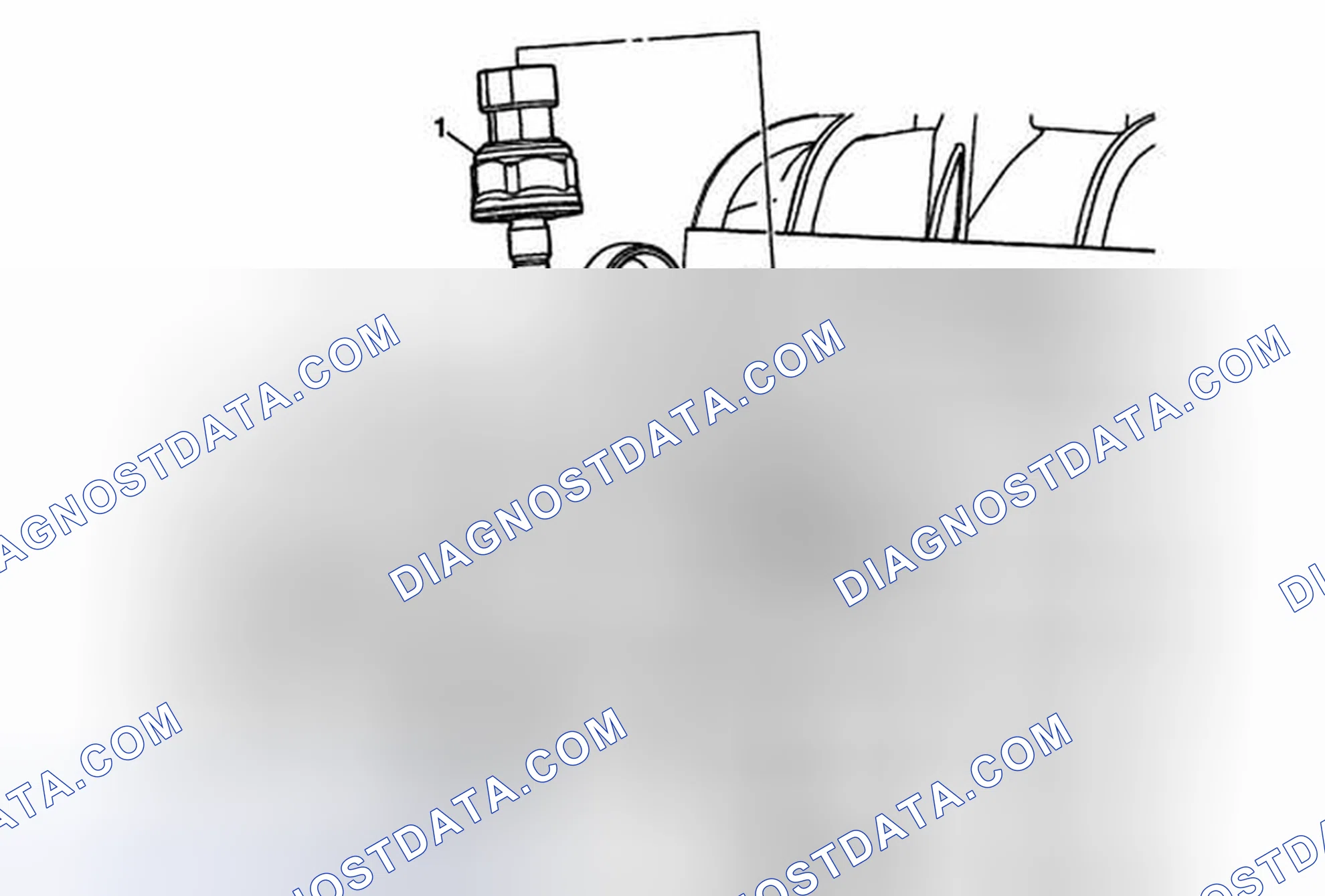 Scheme 64: Fuel Pressure Sensor Replacement - Fuel Injection Fuel Rail (LF1 or LFW)
