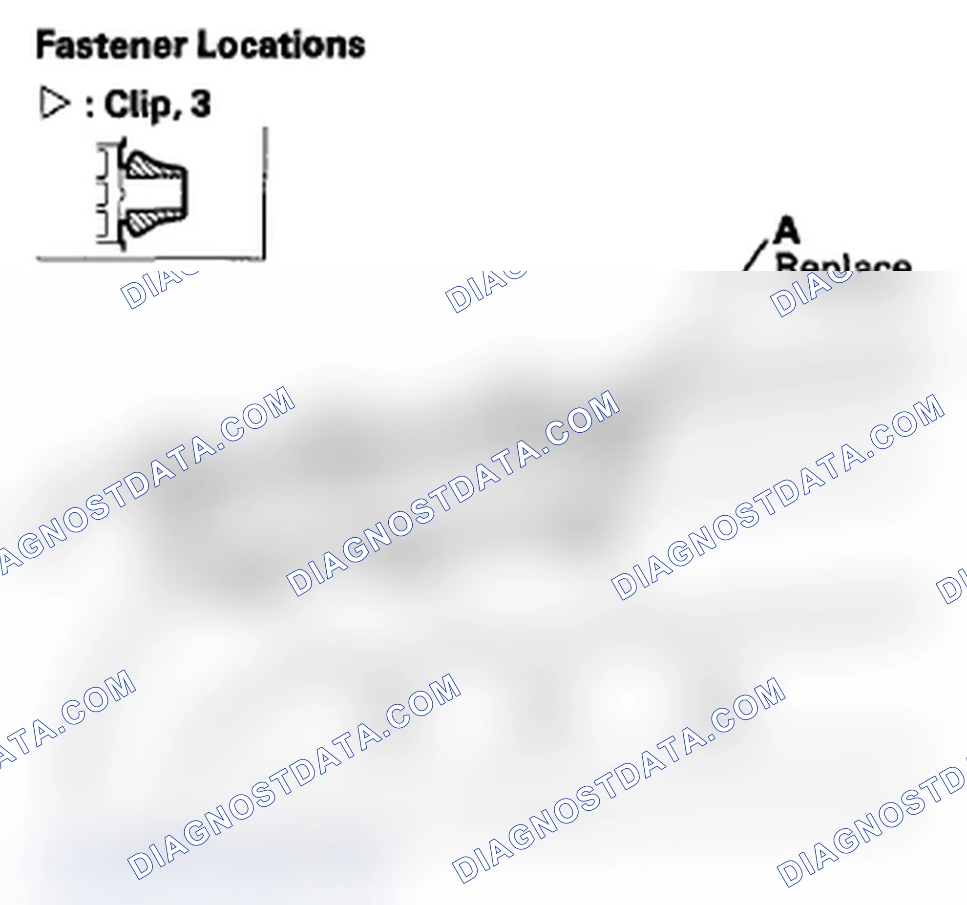Scheme 157: Trunk Lid Cushion Replacement